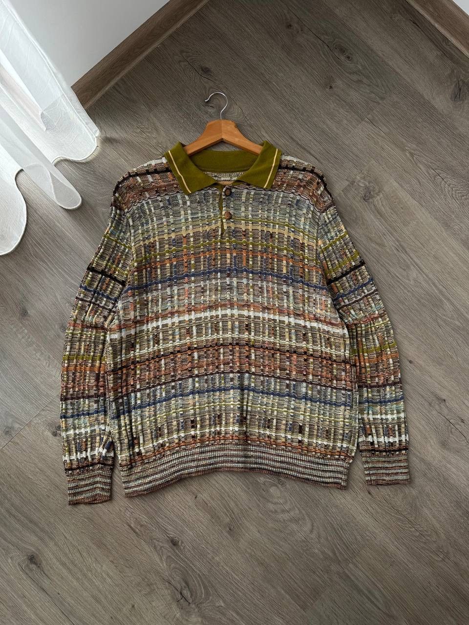 Japanese Brand × Vintage Vintage Botto Beige Cosby Botto Knit Sweater Size US M / EU 48-50 / 2 - 9 Thumbnail