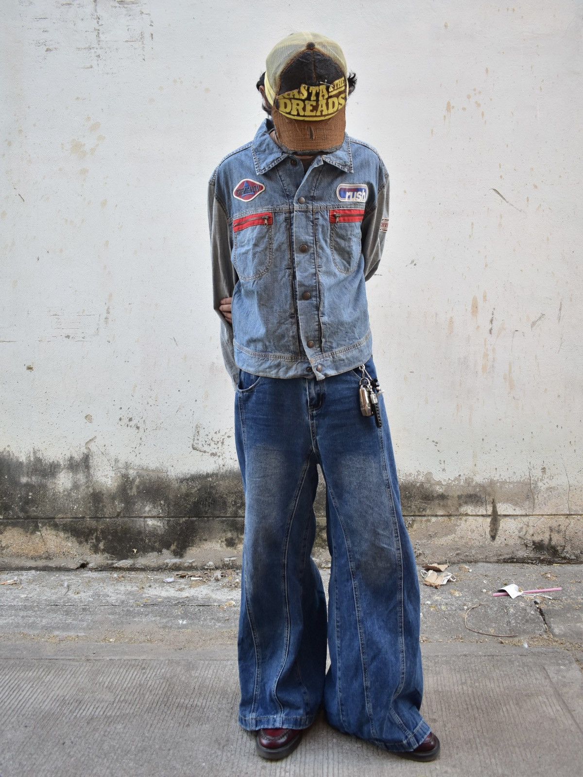 Vintage Vintage Chevignon Denim Jacket Distressed Grunge Size US M / EU 48-50 / 2 - 7 Thumbnail