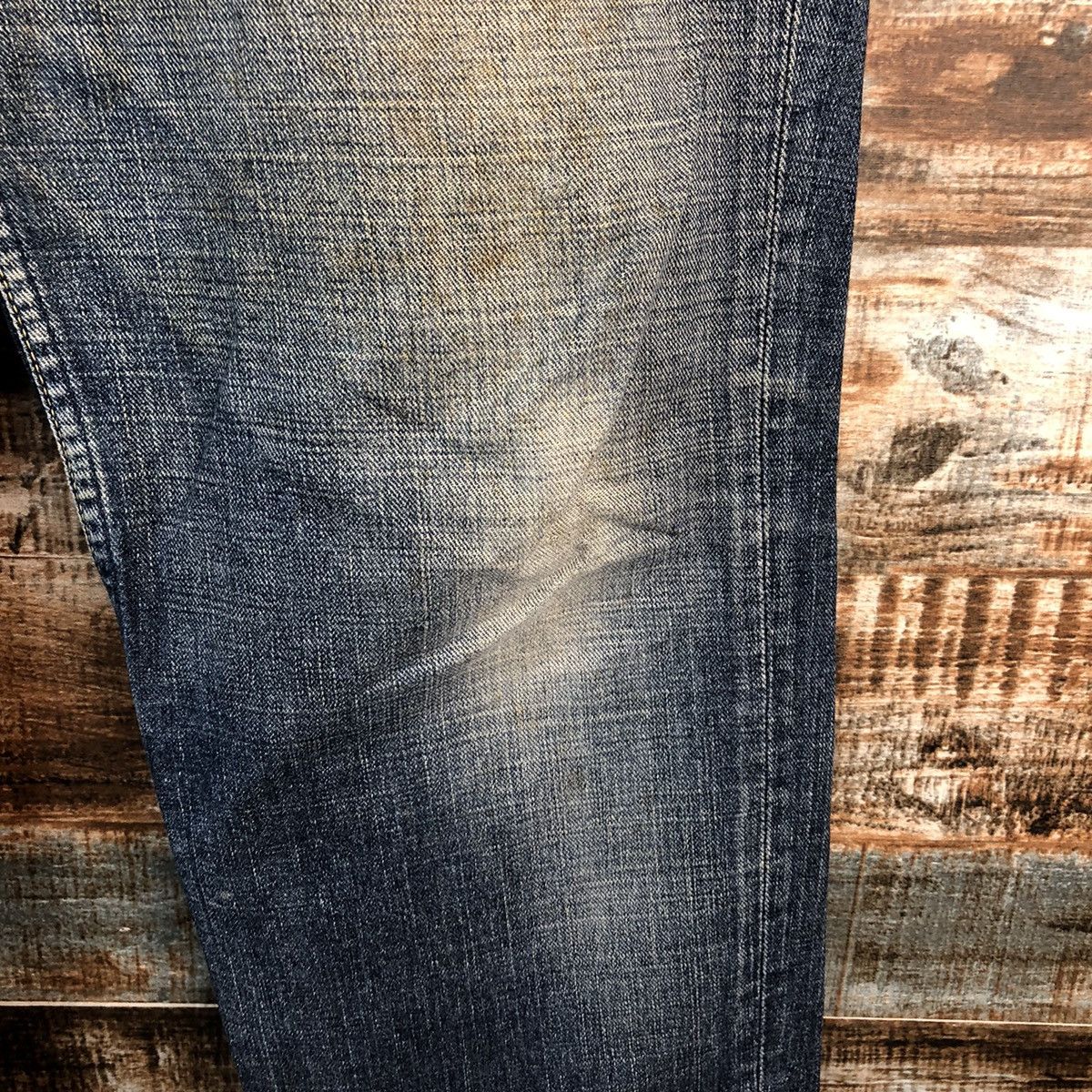 Levi's Levis 533 Blue Denim ripped distressed Pants #A2609 Size US 36 / EU 52 - 10 Thumbnail