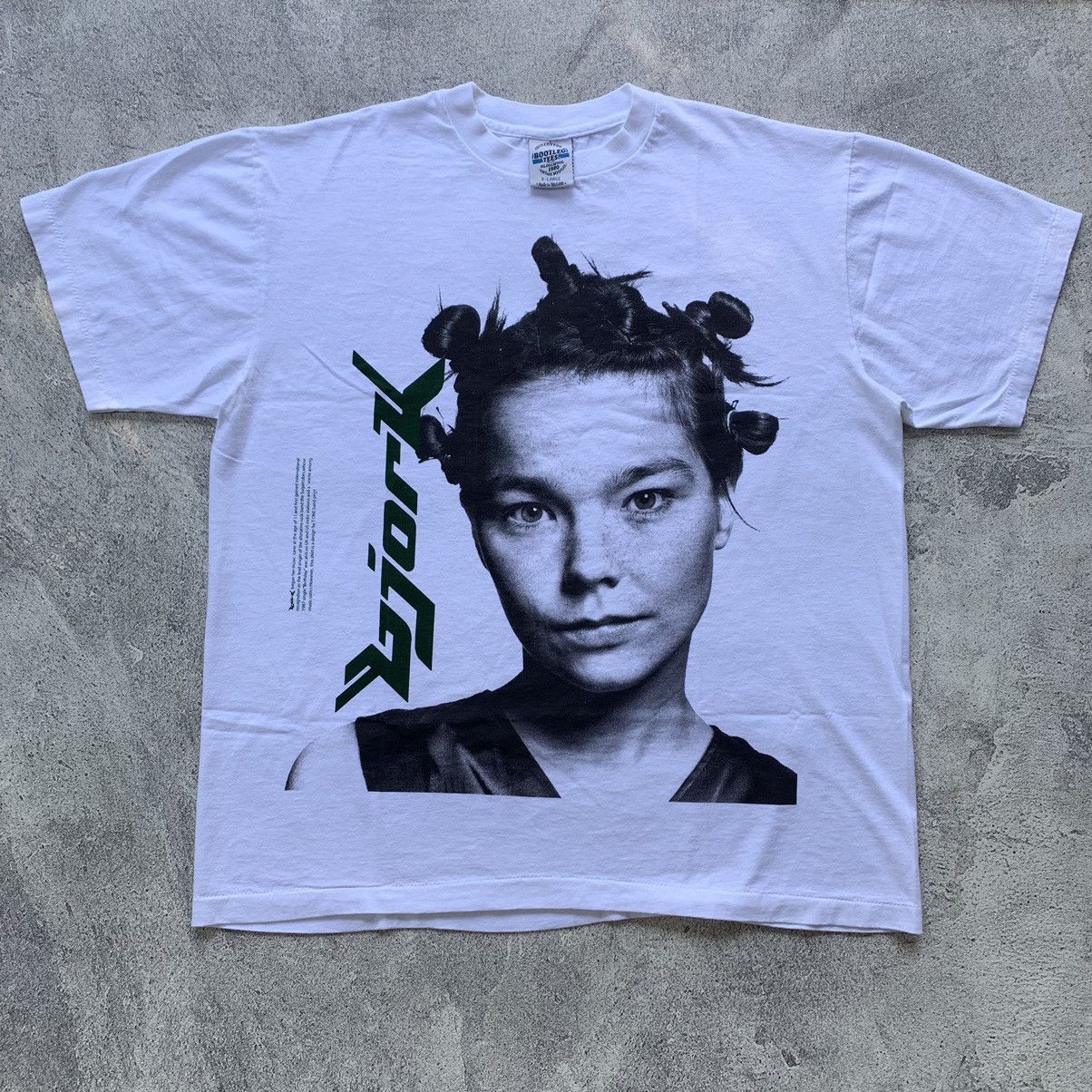 image of Band Tees x Tee Shirt Bjork Tshirt Limited Tee in White, Men's (Size XL)