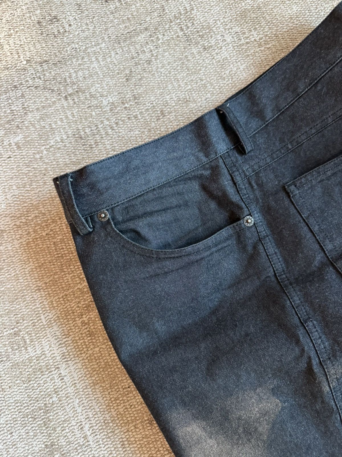 agnes b. Agnes b. home gray straight leg denim sz 40 / 31" Size US 31 - 3 Thumbnail