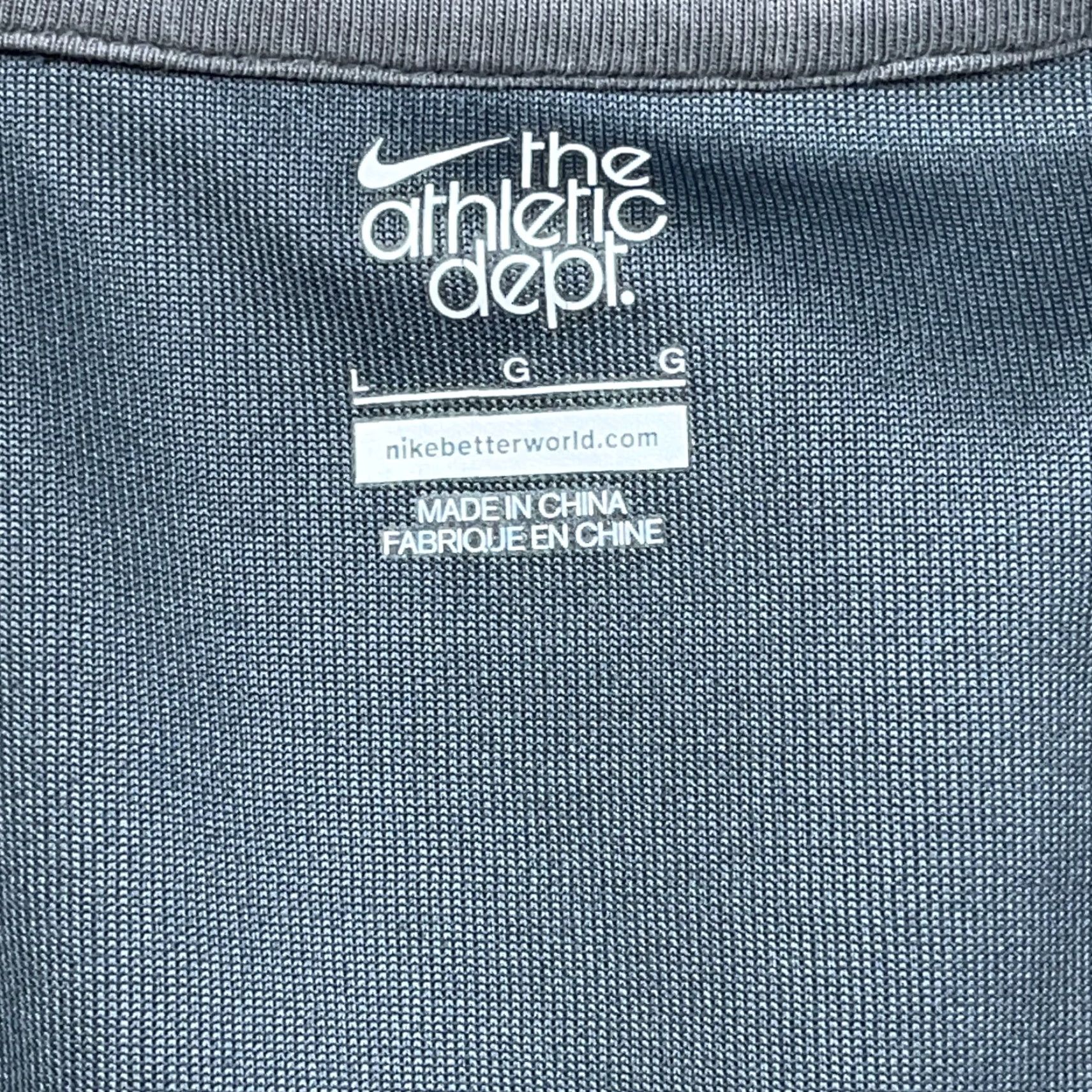Nike VINTAGE Nike Track Jacket Men Large Gray Full Zip Performance Warm Up VTG Y2K Adult Size US L / EU 52-54 / 3 - 3 Thumbnail