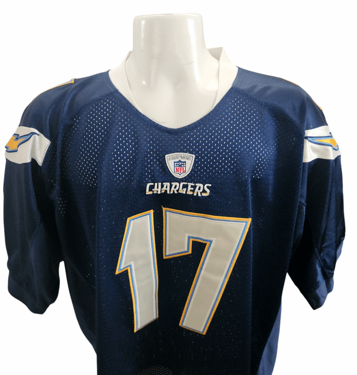 NFL × Reebok × Vintage Reebok San Diego Chargers Philip Rivers #17 NFL Football 50 Size US L / EU 52-54 / 3 - 4 Thumbnail