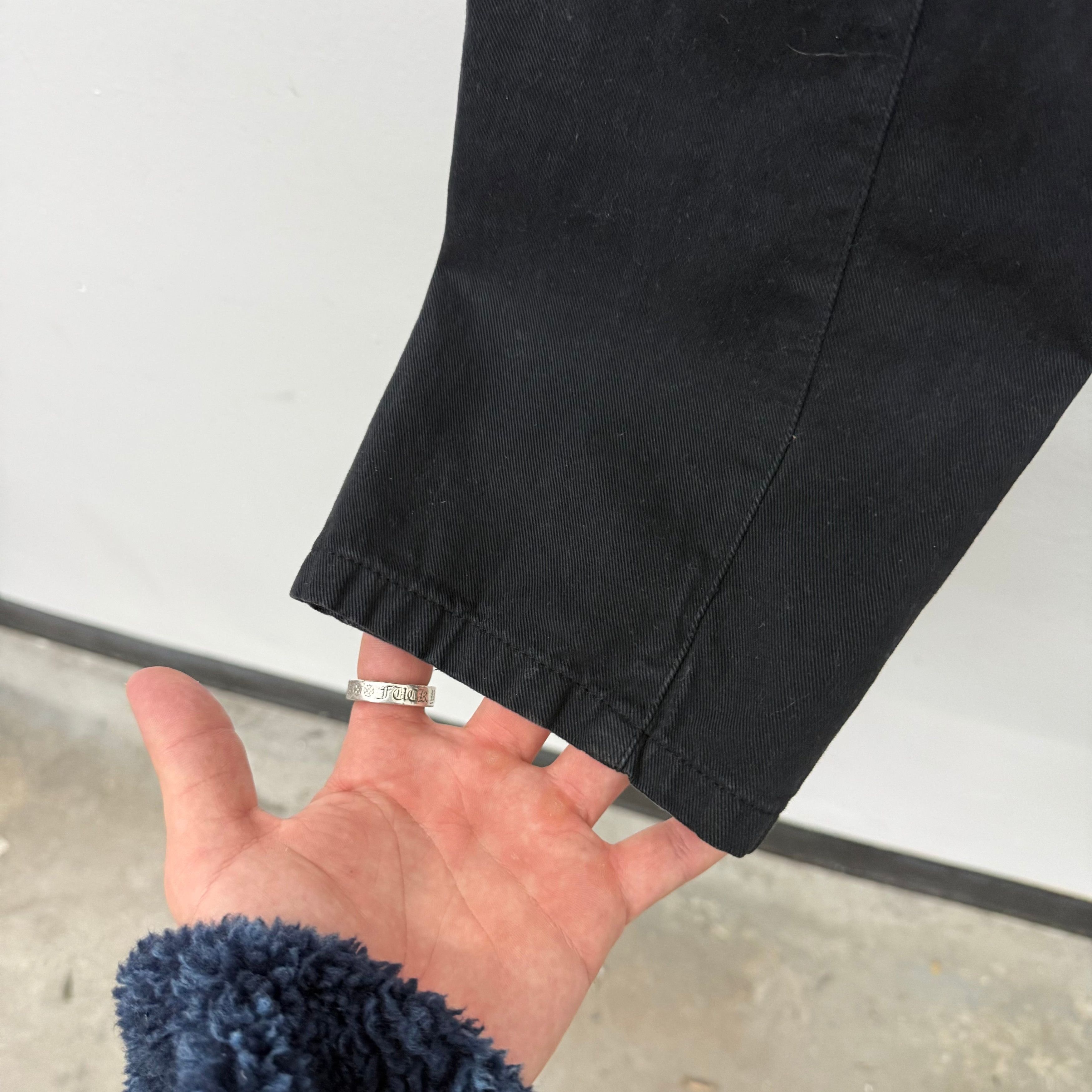 Maison Margiela Maison Margiela Black Denim Slim Jeans - Size 34 Size US 34 / EU 50 - 6 Thumbnail