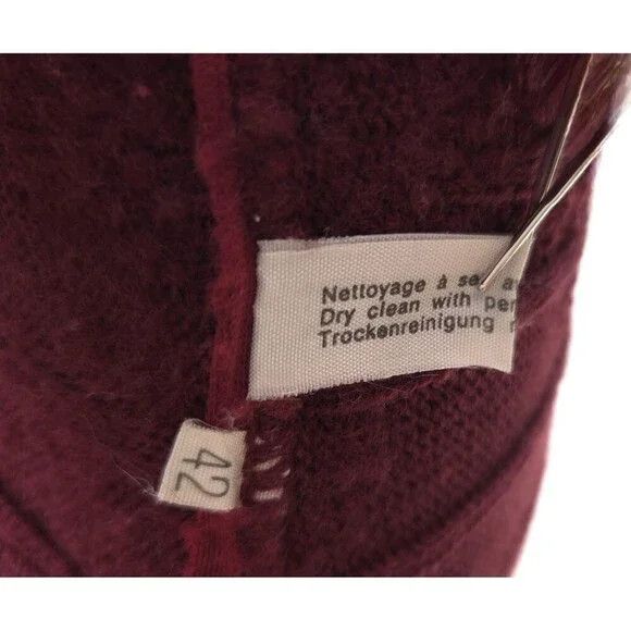 Celine Vintage 80s/90s Celine Paris 1/2 Crest Button Sweater Size M Size M / US 6-8 / IT 42-44 - 9 Thumbnail