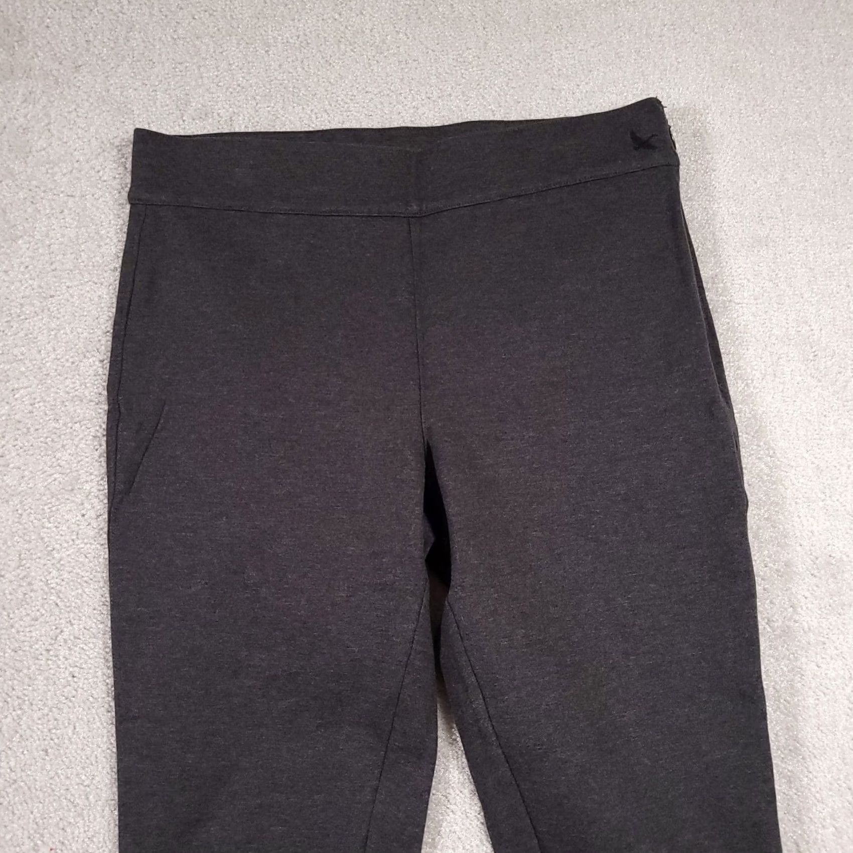 Eddie Bauer Eddie Bauer Pants Womens 8L Gray Trail Tight Ankle Leggings Side Zip Run Hike Size 30" / US 8 / IT 44 - 3 Thumbnail