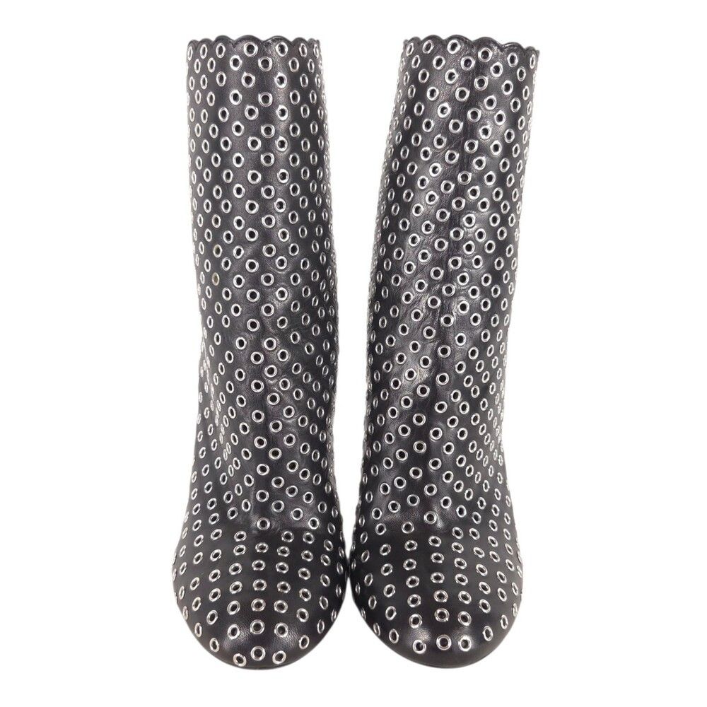 Alaia Alaia Eyelet Embellished Bombe Ankle Boots US 7 EU 37 Women Size US 7 / IT 37 - 2 Thumbnail