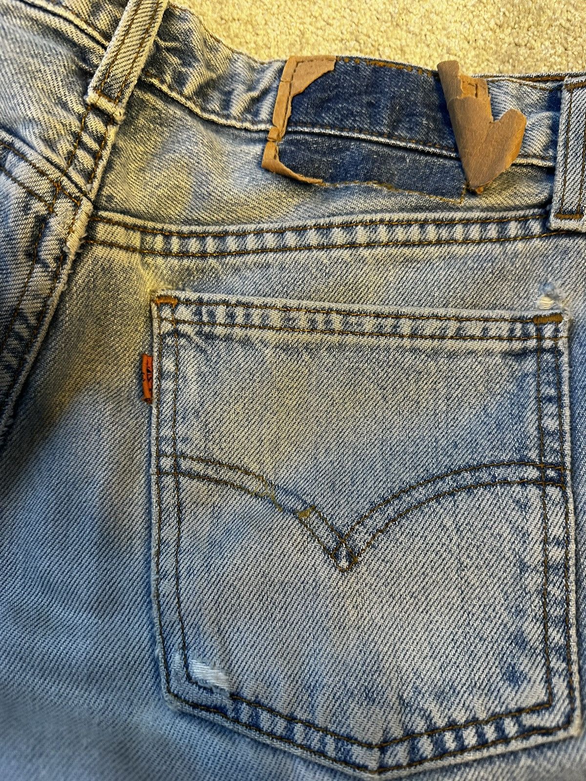 Levi's Orange tab 505 Levi’s, light blue Size US 32 / EU 48 - 3 Thumbnail