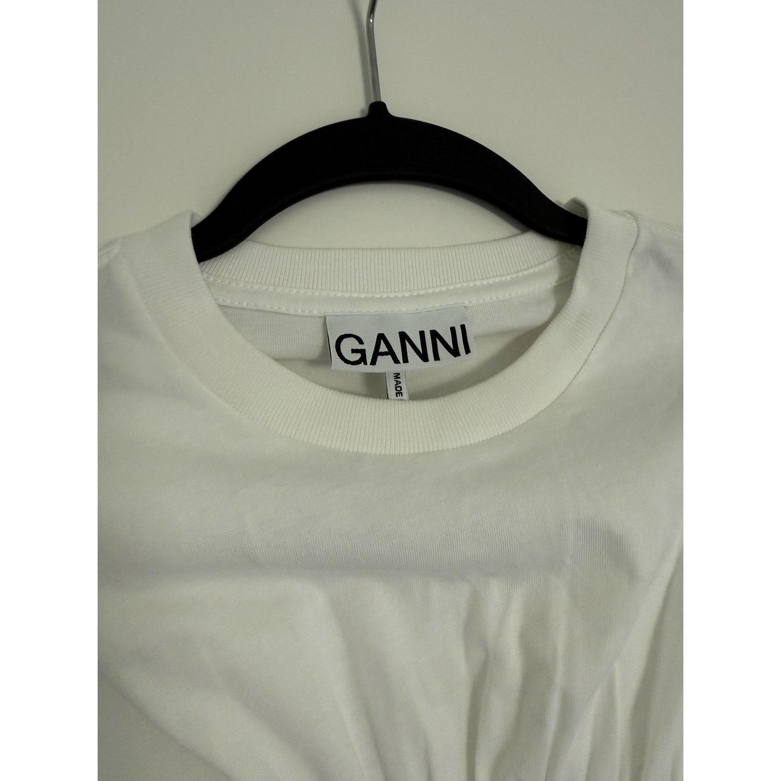 Ganni $300 New Ganni Smocked Jersey White Top - XXS Size XXS / US 00 / IT 34 - 5 Thumbnail