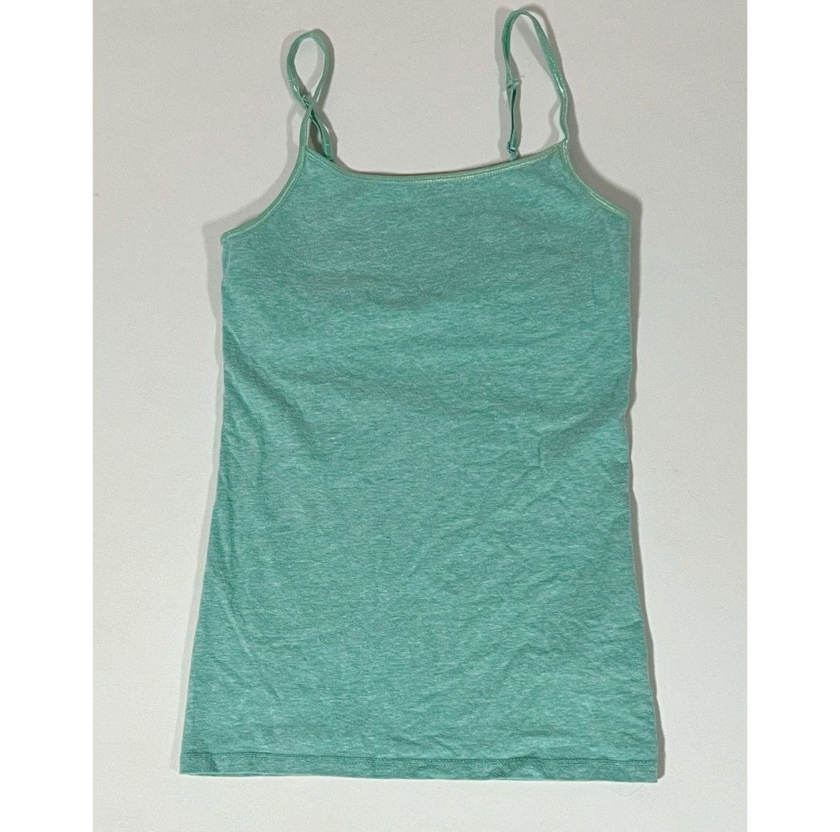 Mossimo Blue Marled Shelf-Bra Cami Camisole Tank Top Shirt Size XS 🩵 Size XS / US 0-2 / IT 36-38 - 2 Thumbnail