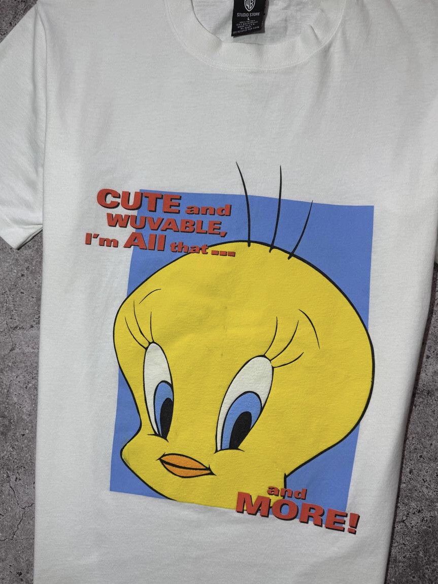 Vintage × Warner Bros Vintage 1995 Tweety Tee Looney Tunes Warner Bros. T-Shirt Size US L / EU 52-54 / 3 - 2 Thumbnail