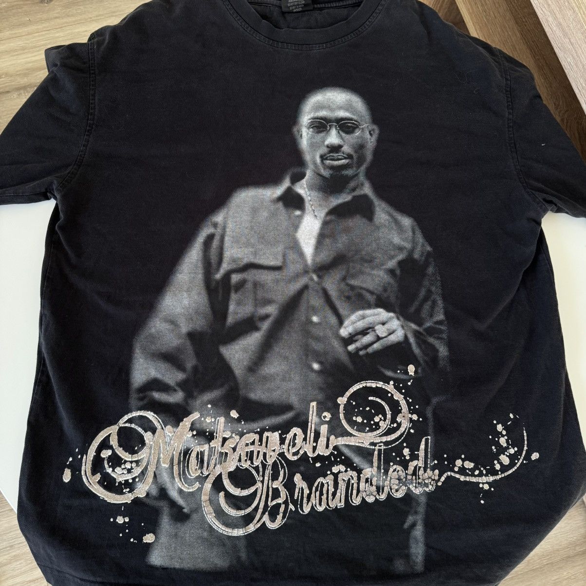 Makaveli × Vintage Vintage Makaveli Branded Oversized Washed Tupac Tshirt XXL Size US XXL / EU 58 / 5 - 13 Thumbnail