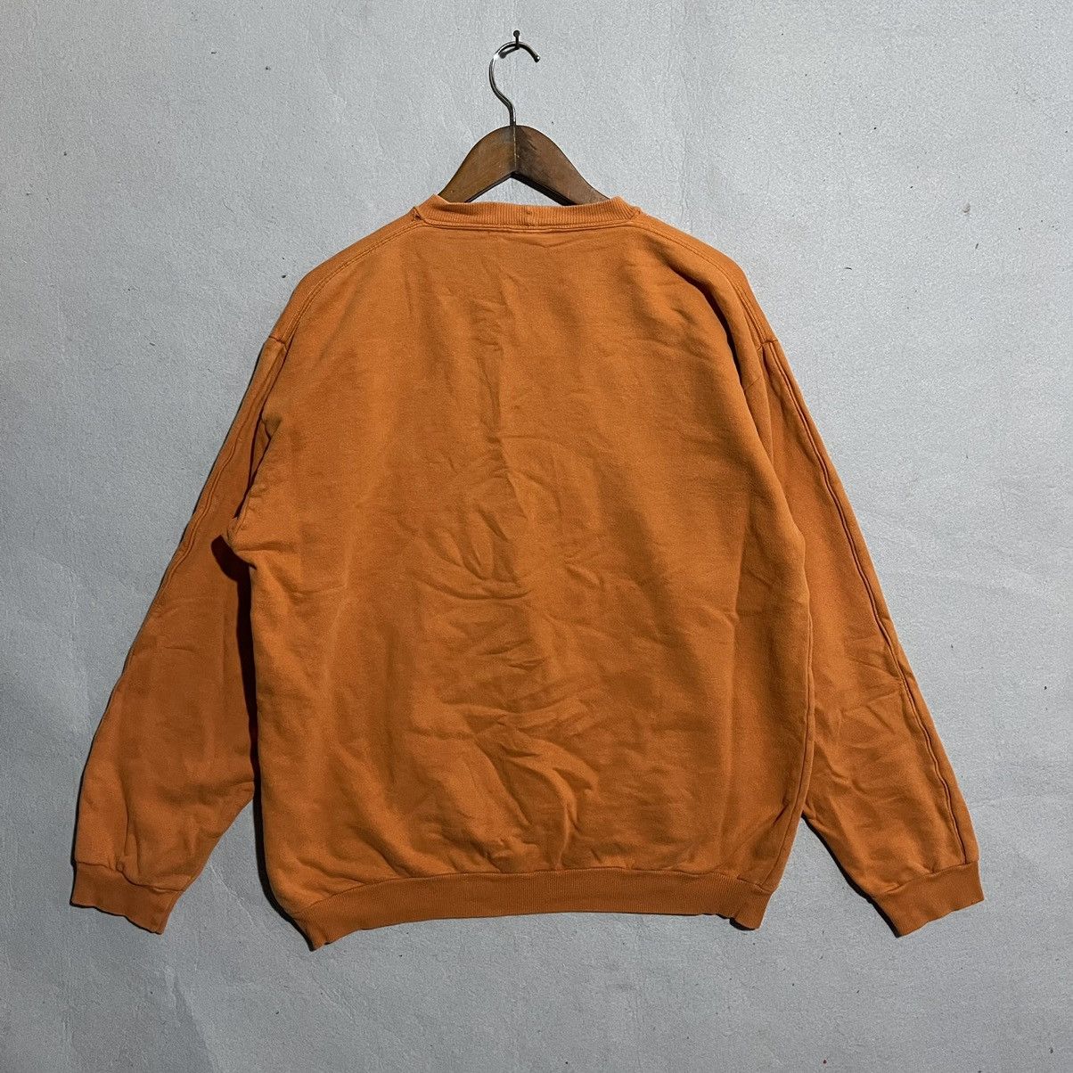 Vintage Vintage 90s Natural Shape Brasil Sweatshirt Orange Crewneck Size US L / EU 52-54 / 3 - 6 Thumbnail