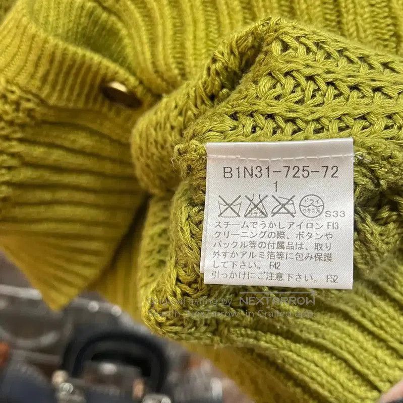 Burberry Burberry Green Cotton Blend Cardigan for Women. Size XXS / US 00 / IT 34 - 7 Thumbnail