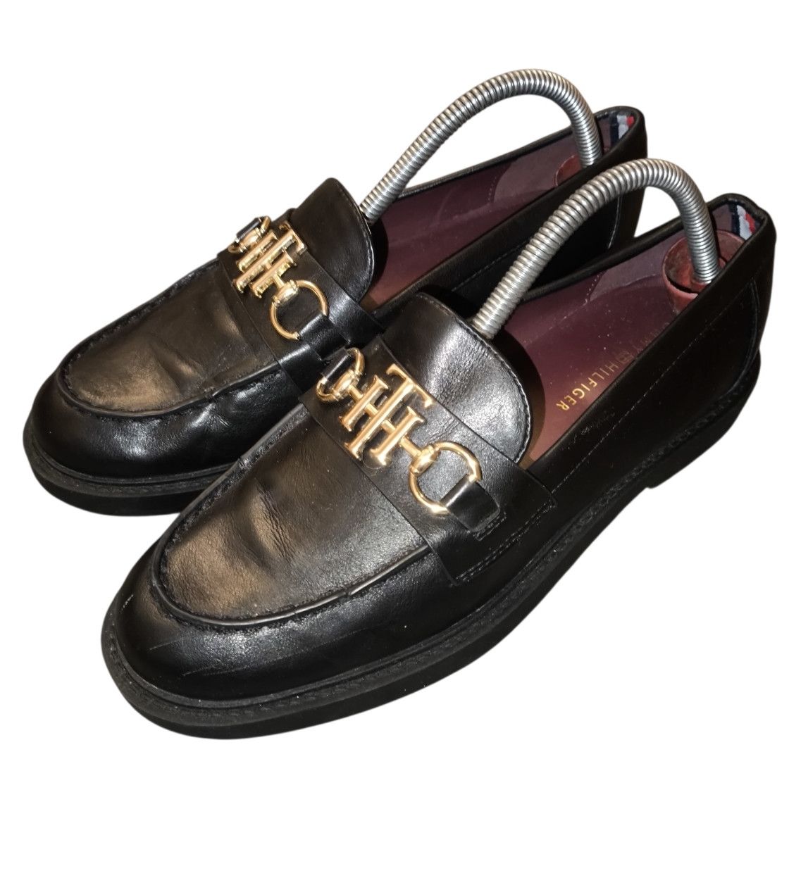 Tommy Hilfiger Tommy Hilfiger Chain Loafers Leather EU 38.5 Size US 8.5 / IT 38.5 - 1 Thumbnail
