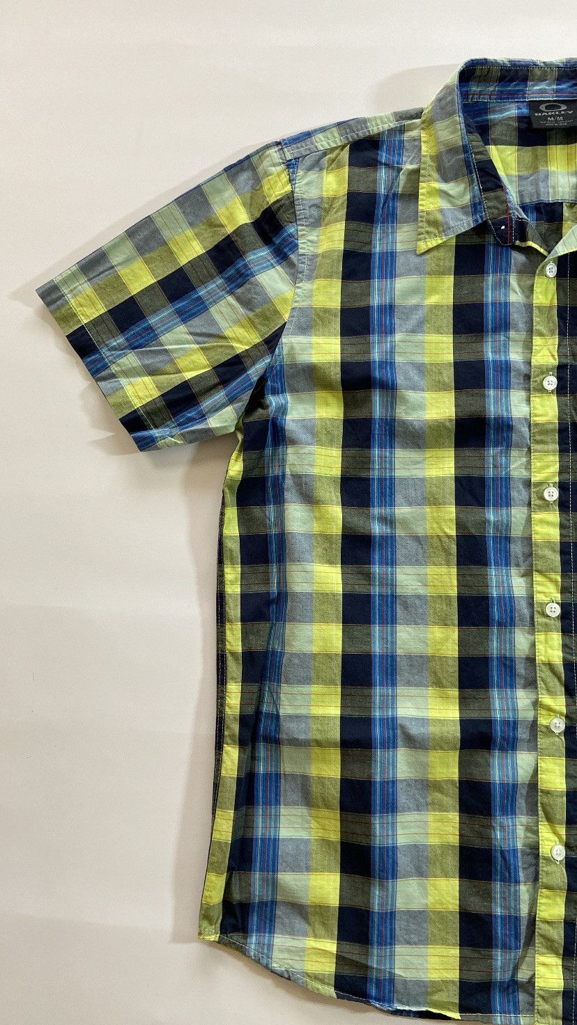 Oakley Oakley vintage button up plaid t-shirt tee Size US M / EU 48-50 / 2 - 4 Thumbnail