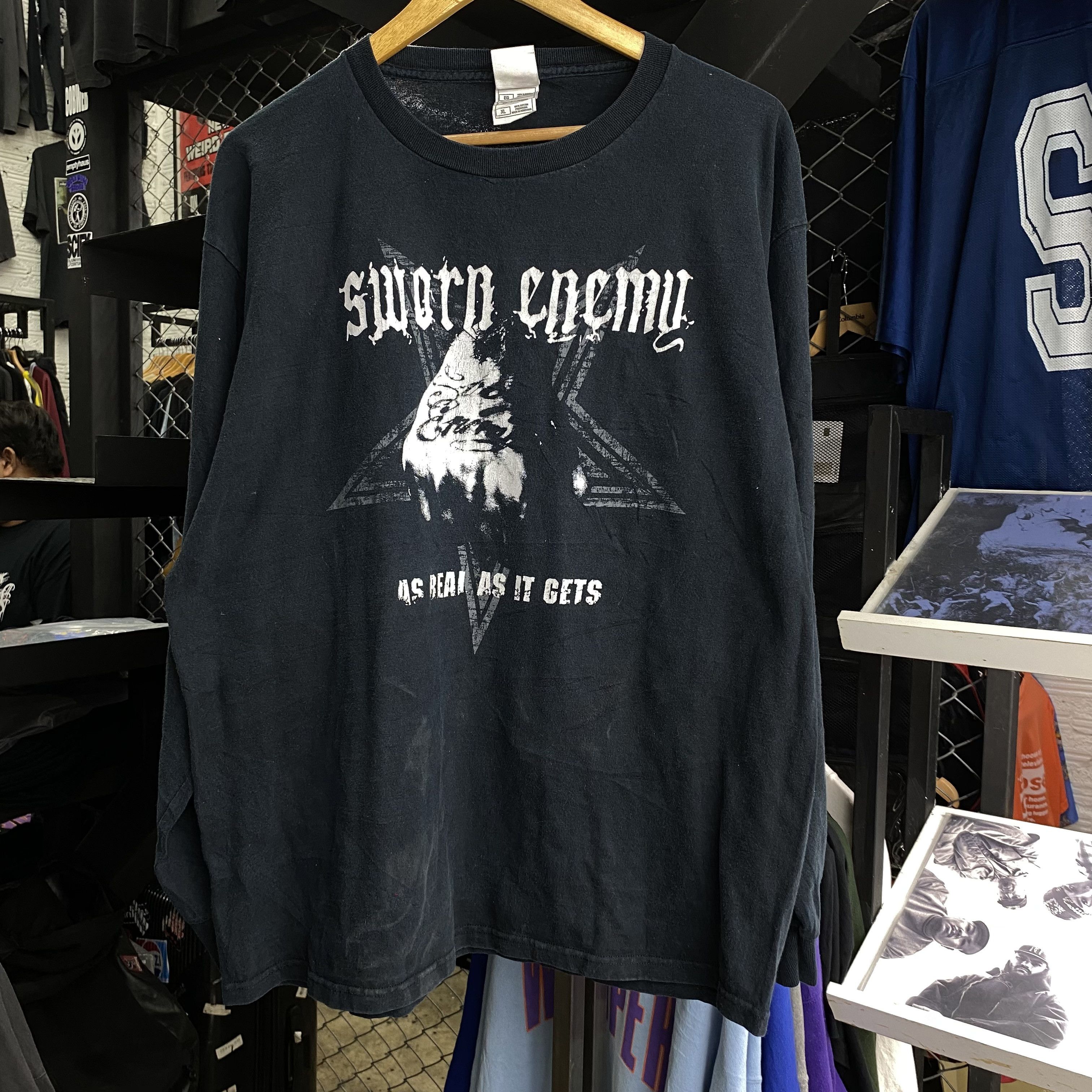 Band Tees SWORN ENEMY As Real As It Gets Vintage 2003 Size US XL / EU 56 / 4 - 1 Thumbnail
