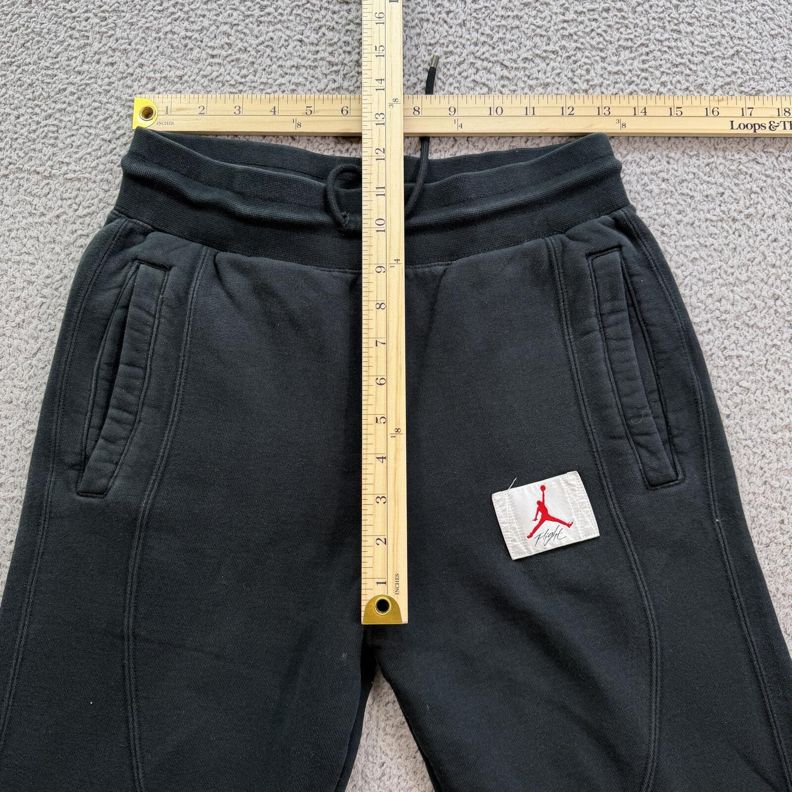 Jordan Brand Jordan Black Fleece Joggers Standard Fit Sweatpants Mens XS Size US 28 / EU 44 - 3 Thumbnail