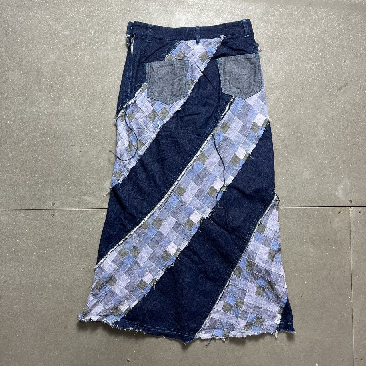 Hysteric Glamour × Japanese Brand × Le Grande Bleu (L.G.B.) Algonquin Japanese Brand Denim Skirt Size 28" / US 6 / IT 42 - 12 Thumbnail