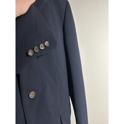 Hugo Boss Hugo Boss Mens Wool Blazer Saks Fifth Avenue Jacket Navy Siz Size 42R - 3 Thumbnail