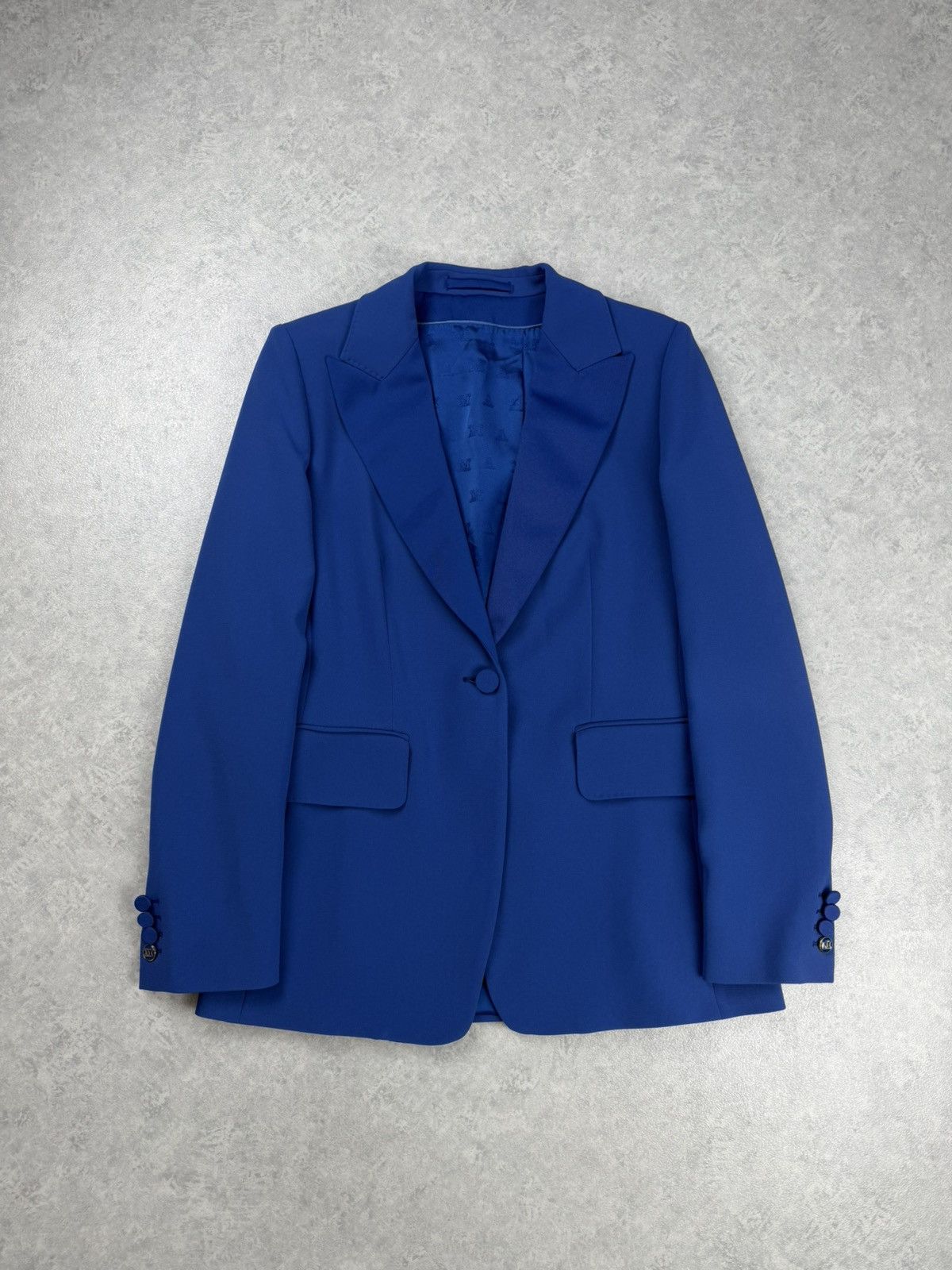 Max Mara Max Mara Blue Blazer Size 44 Italy Women’s Jacket Size M / US 6-8 / IT 42-44 - 1 Thumbnail
