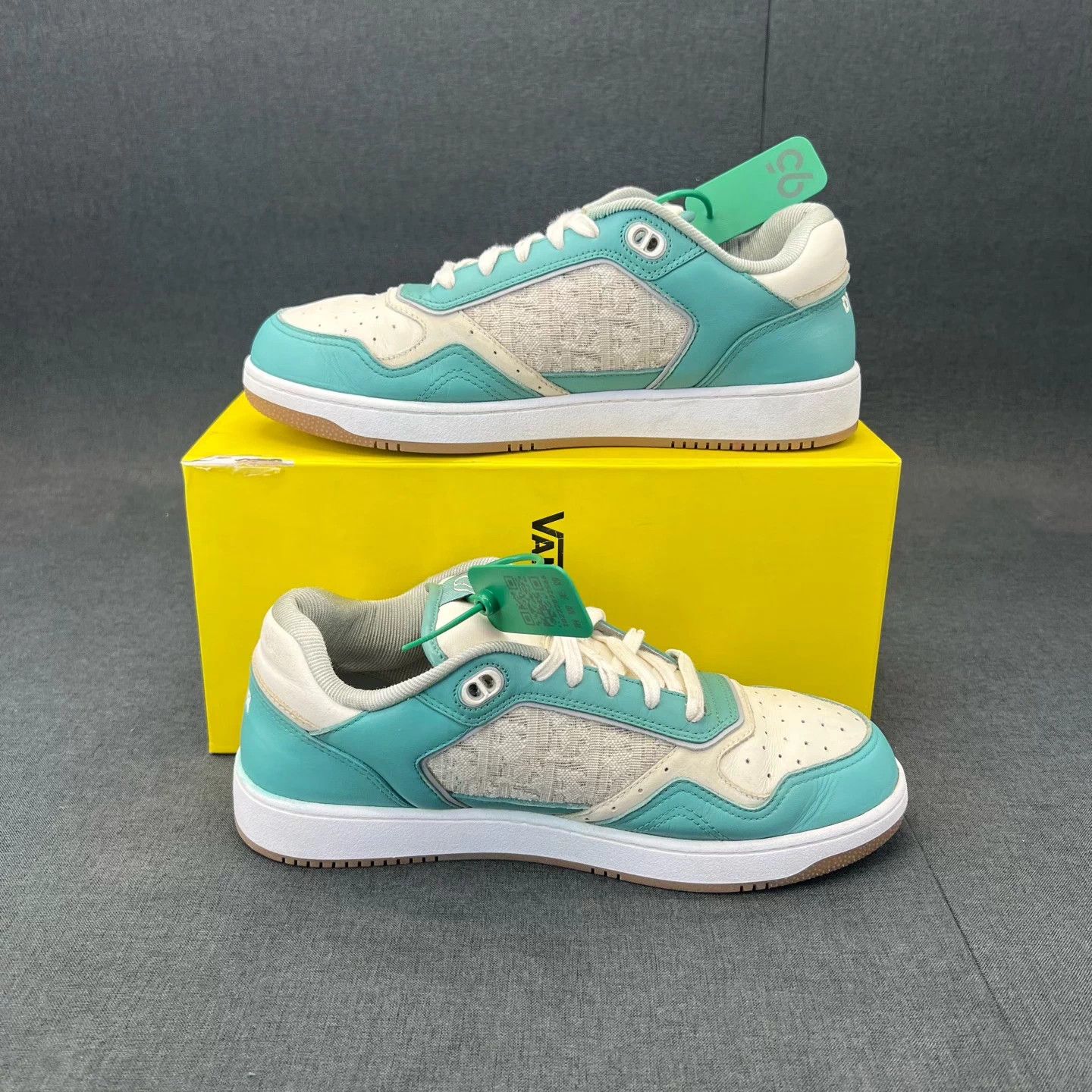 Dior Dior B27 Blue Green Cream White 42 Box Size US 9 / EU 42 - 3 Thumbnail