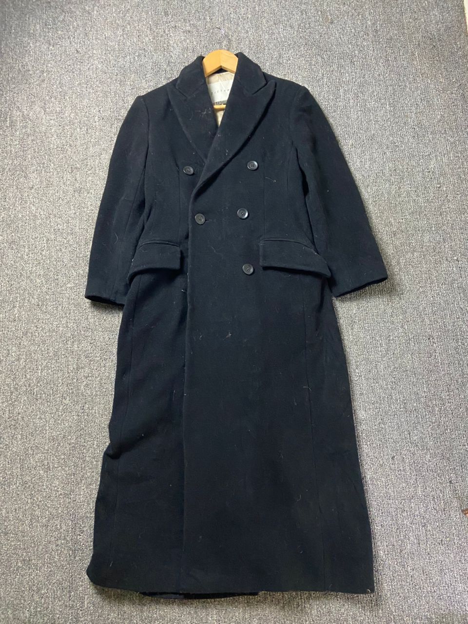 Jigsaw JIGSAW Brand Wool Double Breasted Long Coat (203) Size US XXS / EU 40 - 1 Thumbnail