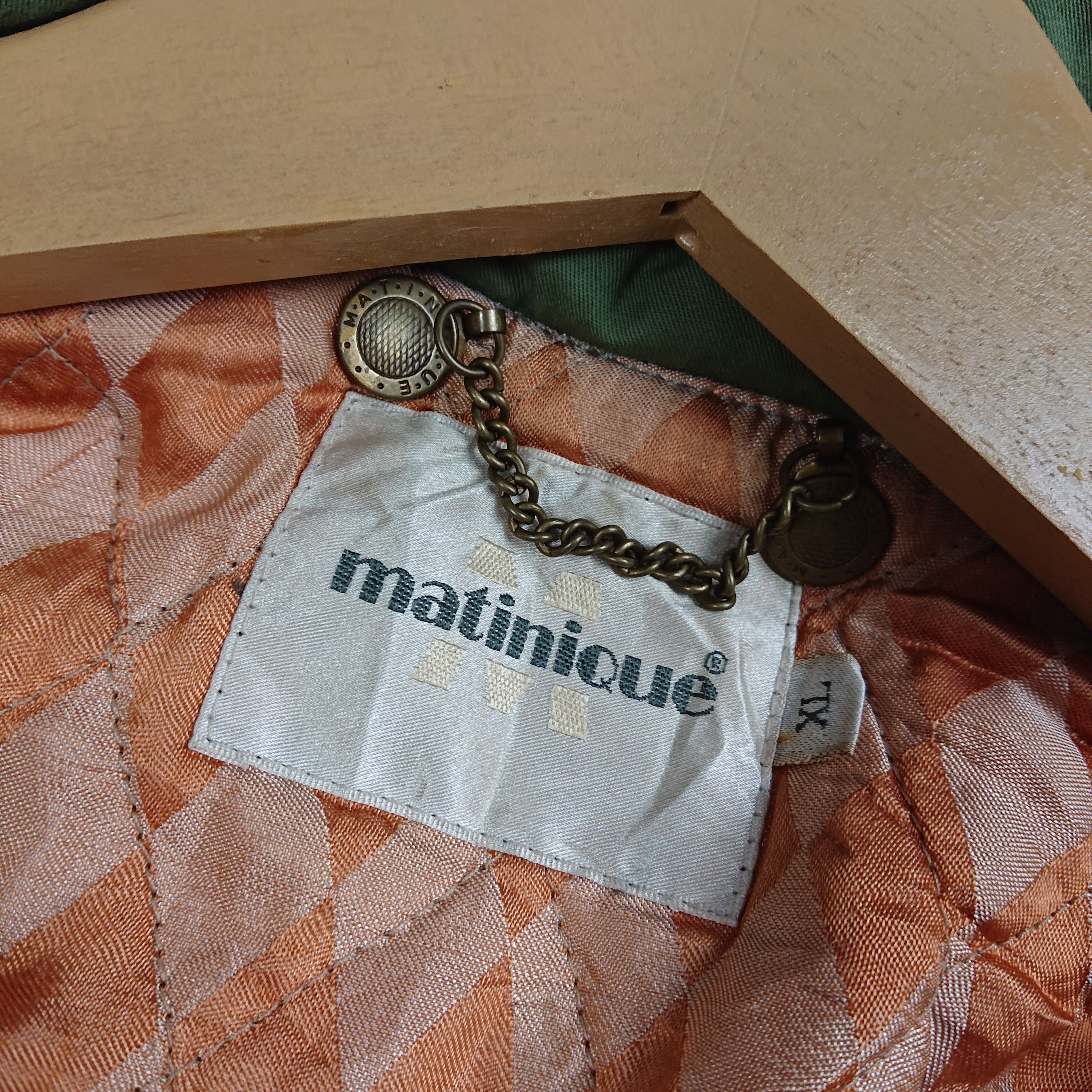 Designer × Matinique × Vintage Vintage Matinique Heavy Flight Belt Jacket Size US XL / EU 56 / 4 - 12 Thumbnail