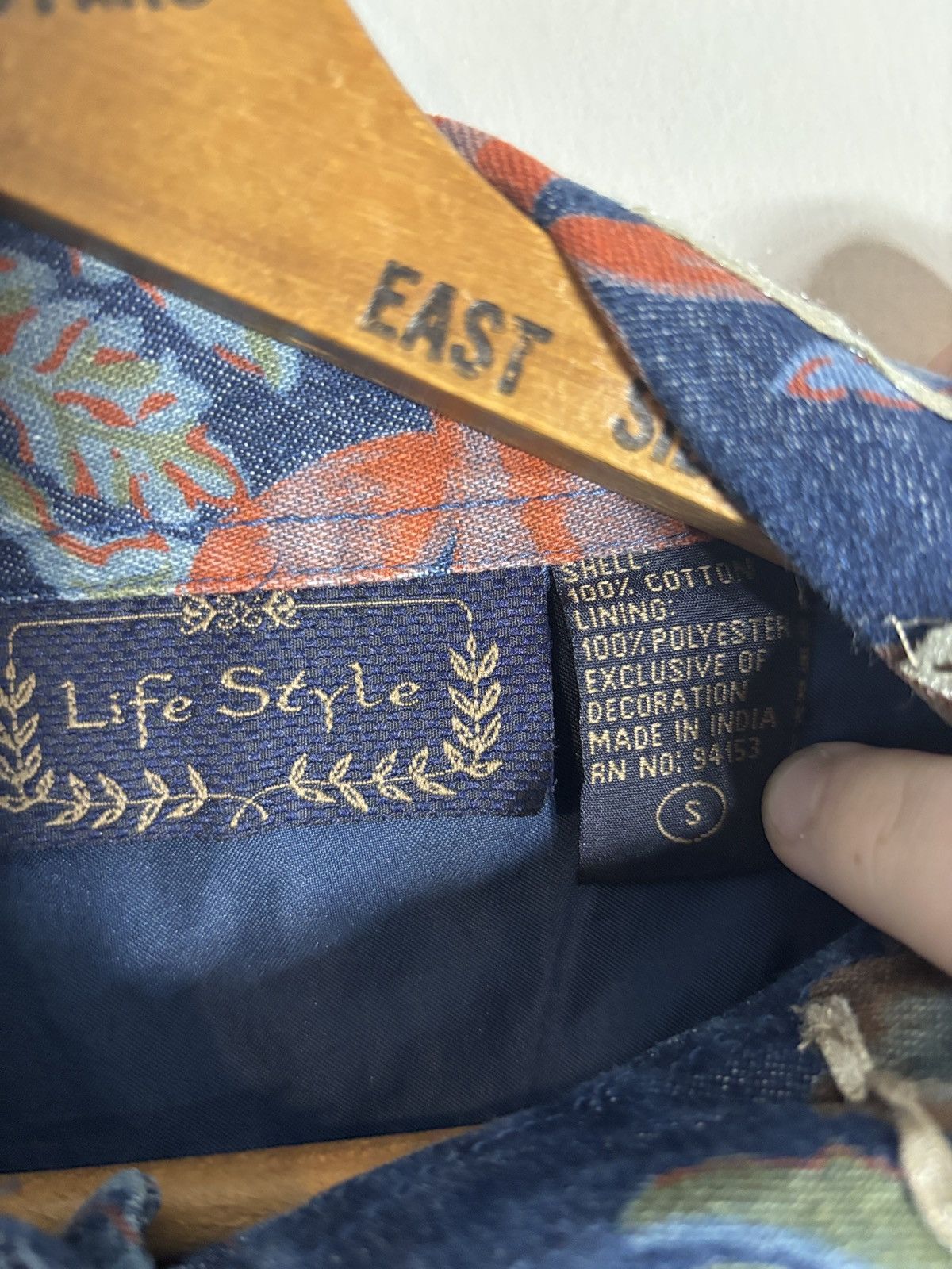 Vintage Vintage Lifestyles Geometric Pattern Jacket AOP Boho Small Size S / US 4 / IT 40 - 3 Thumbnail
