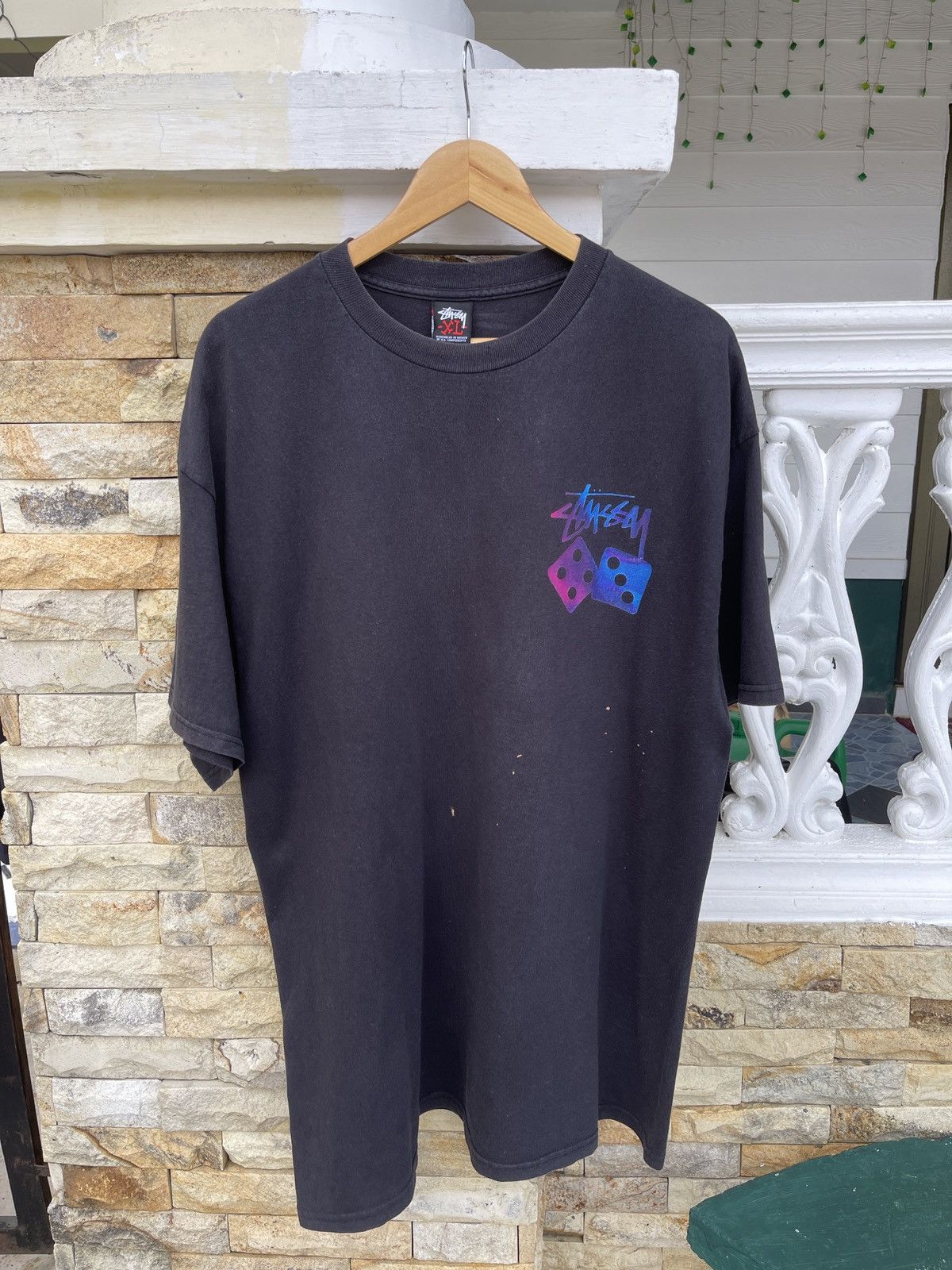 Stussy Rarest🔥Vintage Stussy Dice New York T-Shirt Size US XL / EU 56 / 4 - 3 Thumbnail