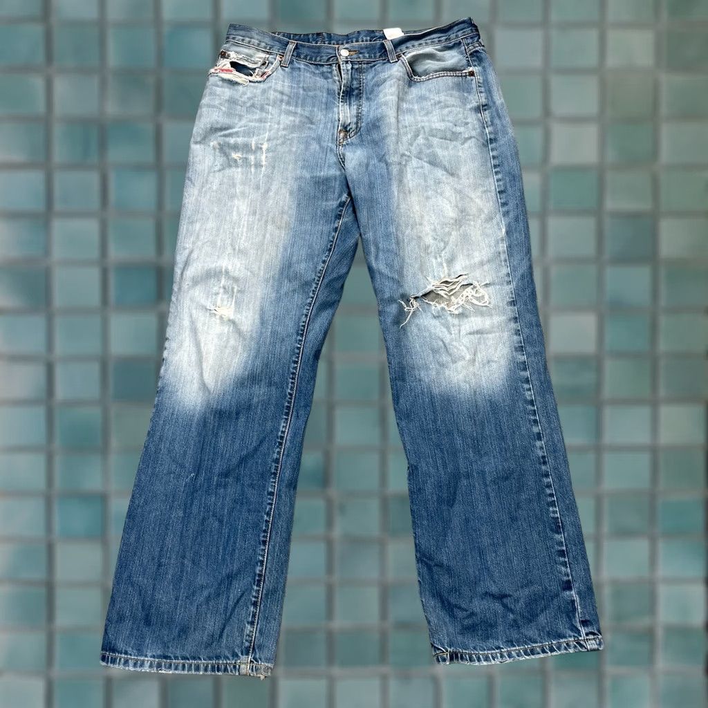 Lucky Brand Lucky Brand Jeans Men Bootcut Denim 36 Blue - Cotton Size US 36 / EU 52 - 1 Thumbnail
