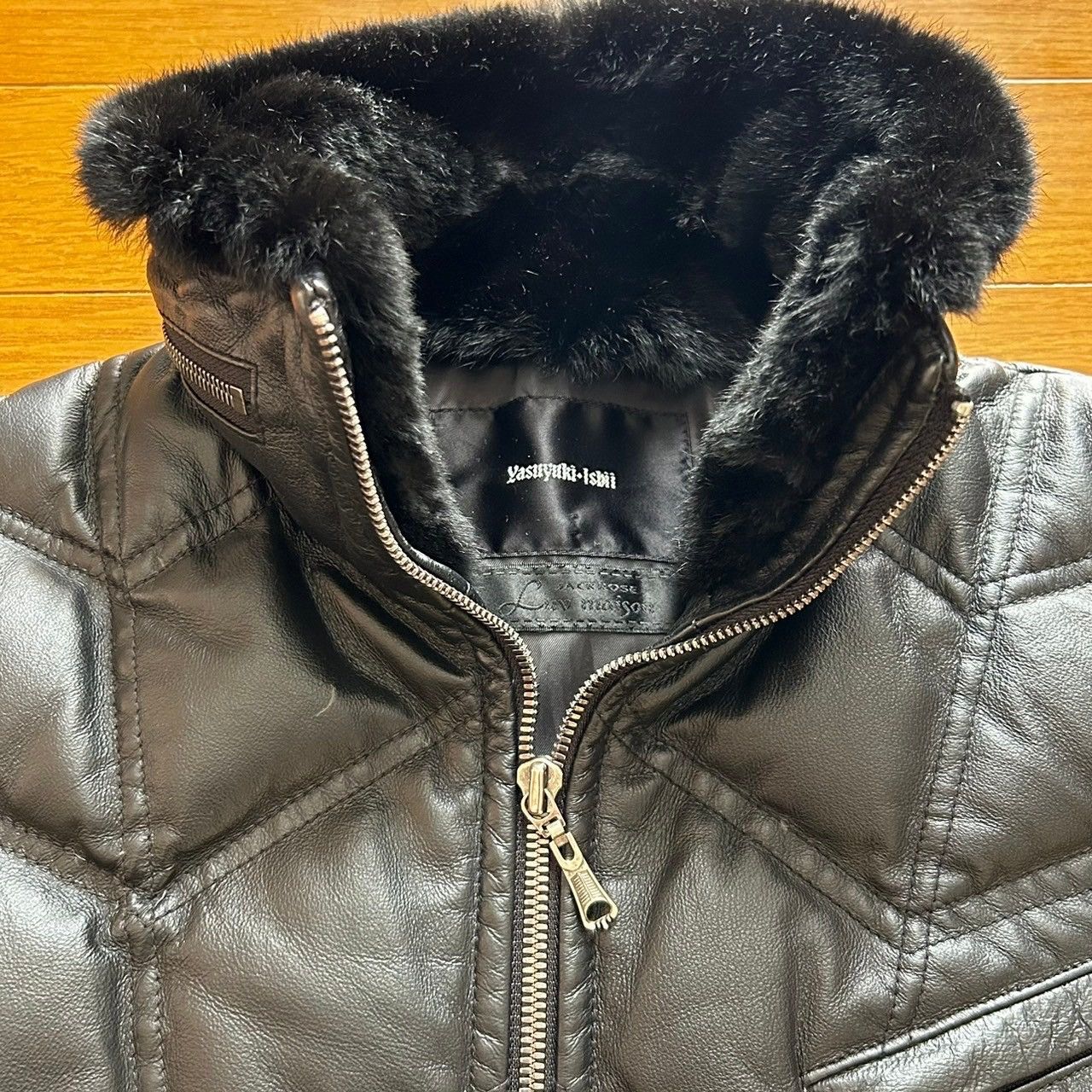 Yasuyuki Ishii Yasuyuki Ishii Leather Down Jacket Size US M / EU 48-50 / 2 - 3 Thumbnail