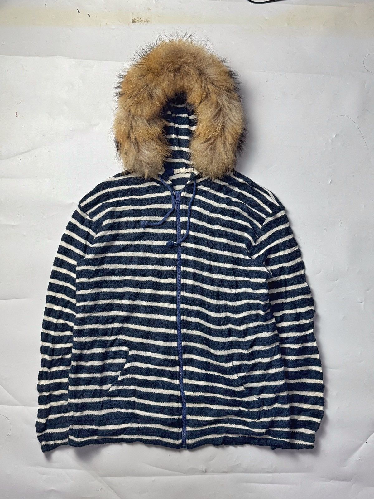 Beauty Beast × Hysteric Glamour × Japanese Brand Fur Hoodie Striped Japanese Styled Size US L / EU 52-54 / 3 - 1 Thumbnail