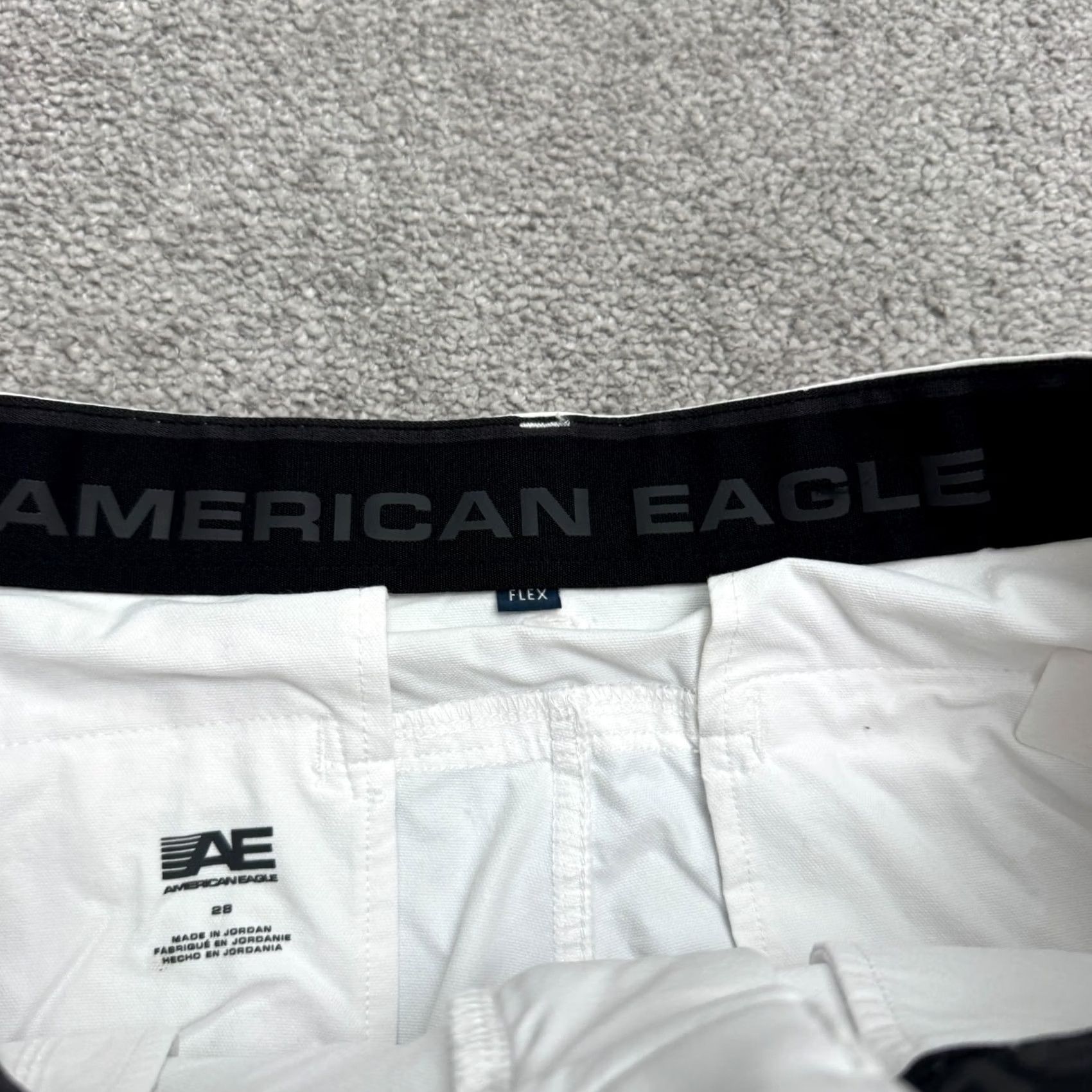 American Eagle Outfitters American Eagle Outfitters AE Flex Next Level Tech Chino Shorts Mens 28 White Nylon Stretch Size US 28 / EU 44 - 6 Thumbnail
