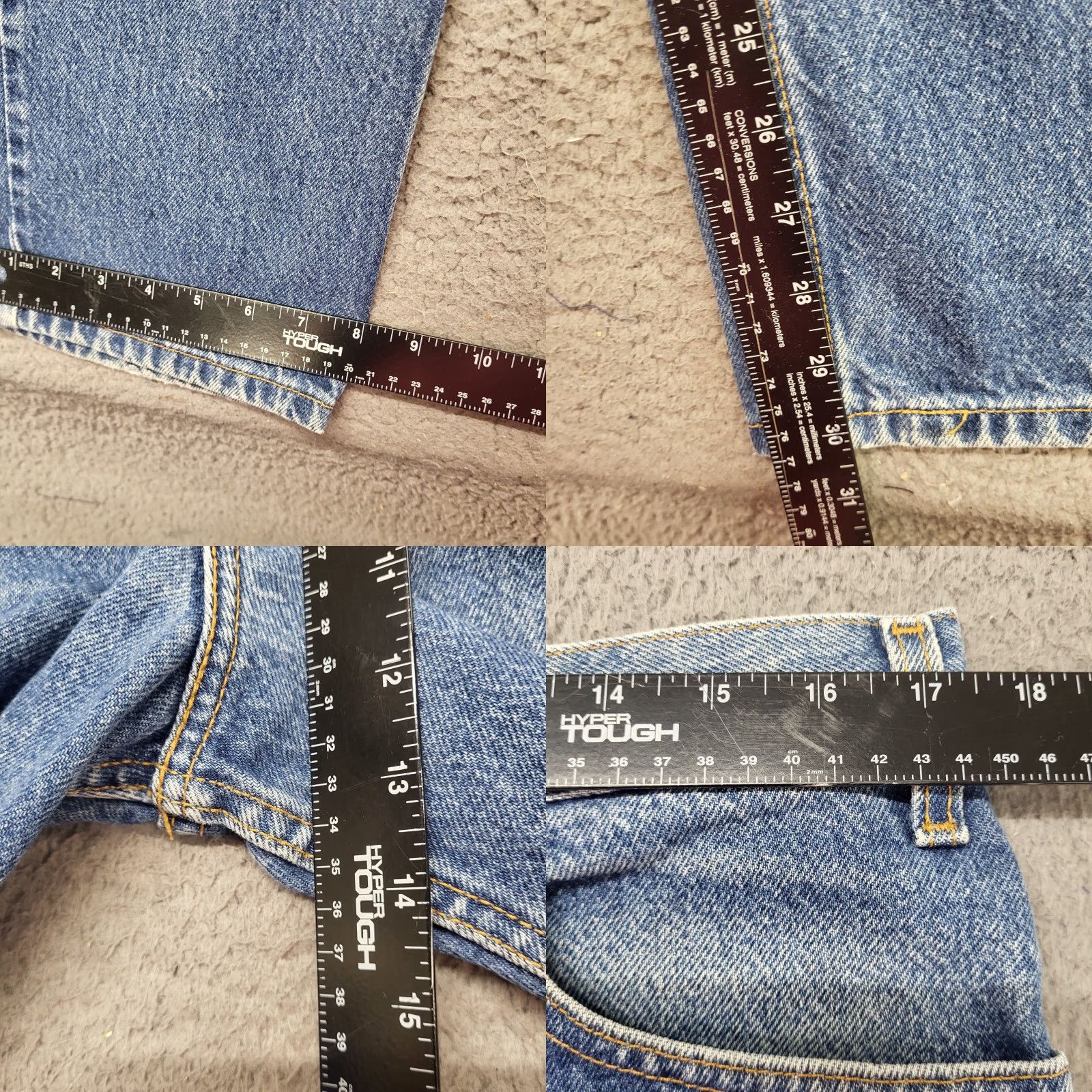 Levi's VINTAGE Levi's 505 Jeans Men’s 36x30 Blue Relaxed Fit Brown Tab Made In USA Jeans Mens 36x30 Blue Relaxed Fit 505 USA 90s Size US 36 / EU 52 - 8 Thumbnail