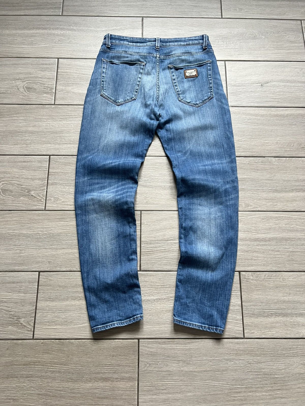 Dolce & Gabbana Vintage Dolce & Gabbana Denim Pants Mini Logo S Size Size US 31 - 4 Thumbnail