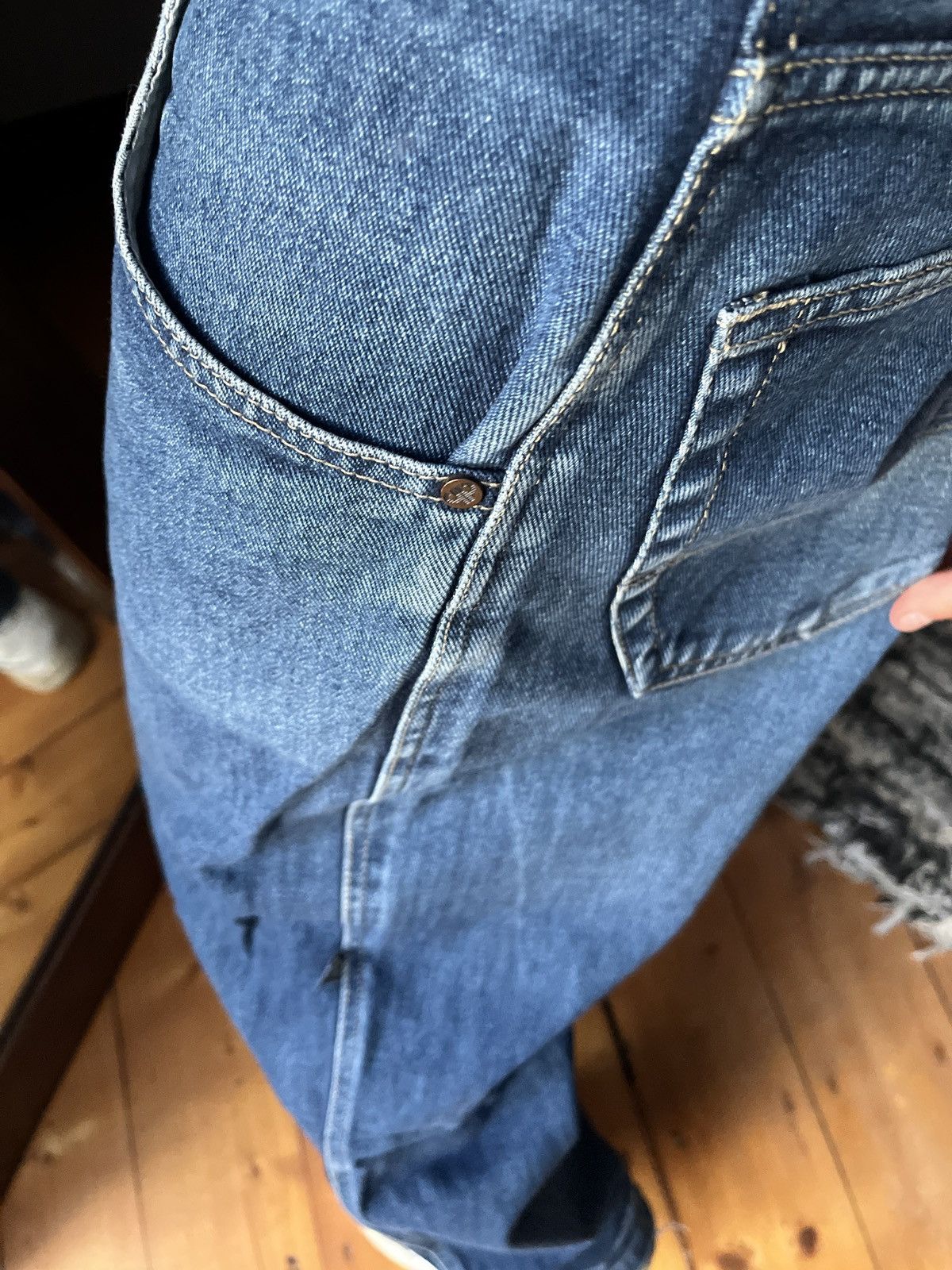 Japanese Brand × Pelle Pelle Denim Skate Wide leg Pants y2k Pelle Pelle Size US 32 / EU 48 - 5 Thumbnail