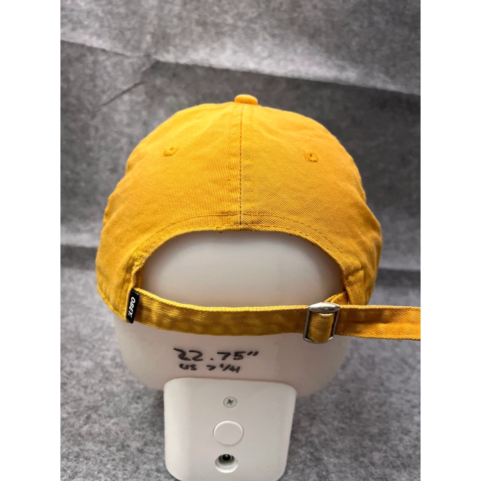 Obey OBEY Hat Cap Strap Back Adult One Size Yellow 100% Cotton Embroider Beach Twill Size ONE SIZE - 6 Thumbnail