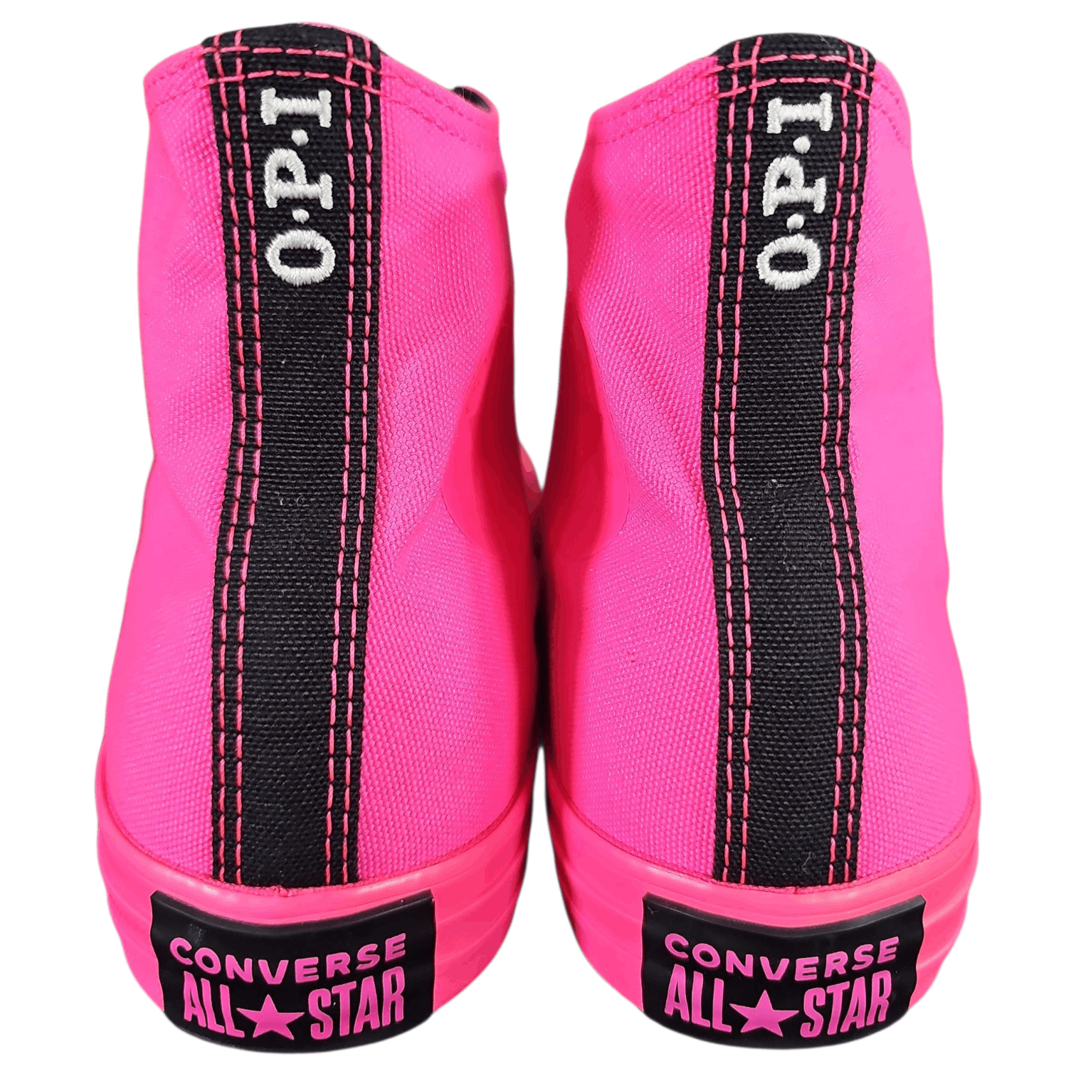 Converse RARE Converse x O.P.I. Chuck Taylor All-star mid HOT PINK Size US 9 / IT 39 - 6 Thumbnail