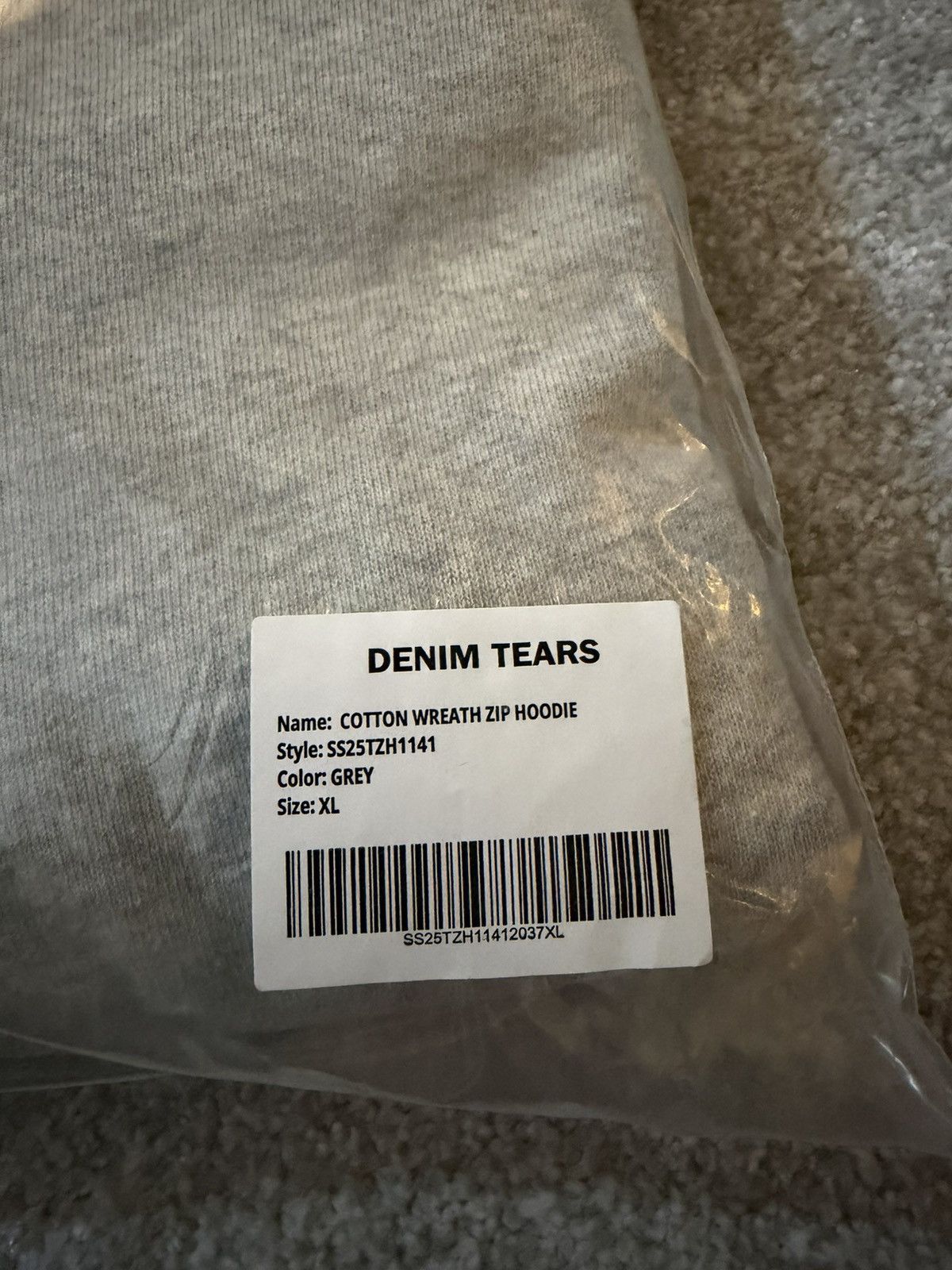 DENIM TEARS Hoodie ZIP DENIM TEARS Size US XL / EU 56 / 4 - 3 Thumbnail
