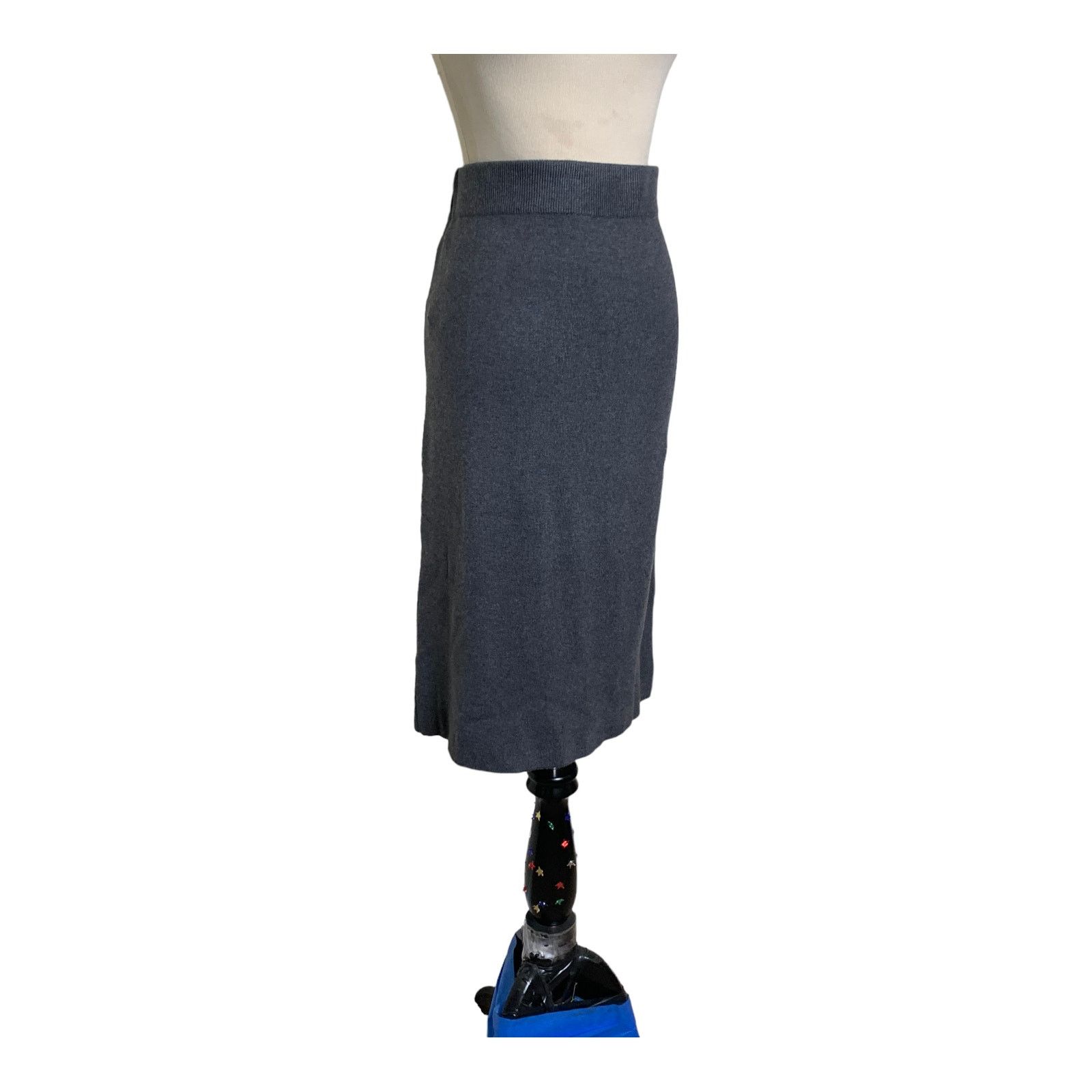 Banana Republic Banana Republic gray knee length pull on skirt size M Size 30" / US 8 / IT 44 - 5 Thumbnail