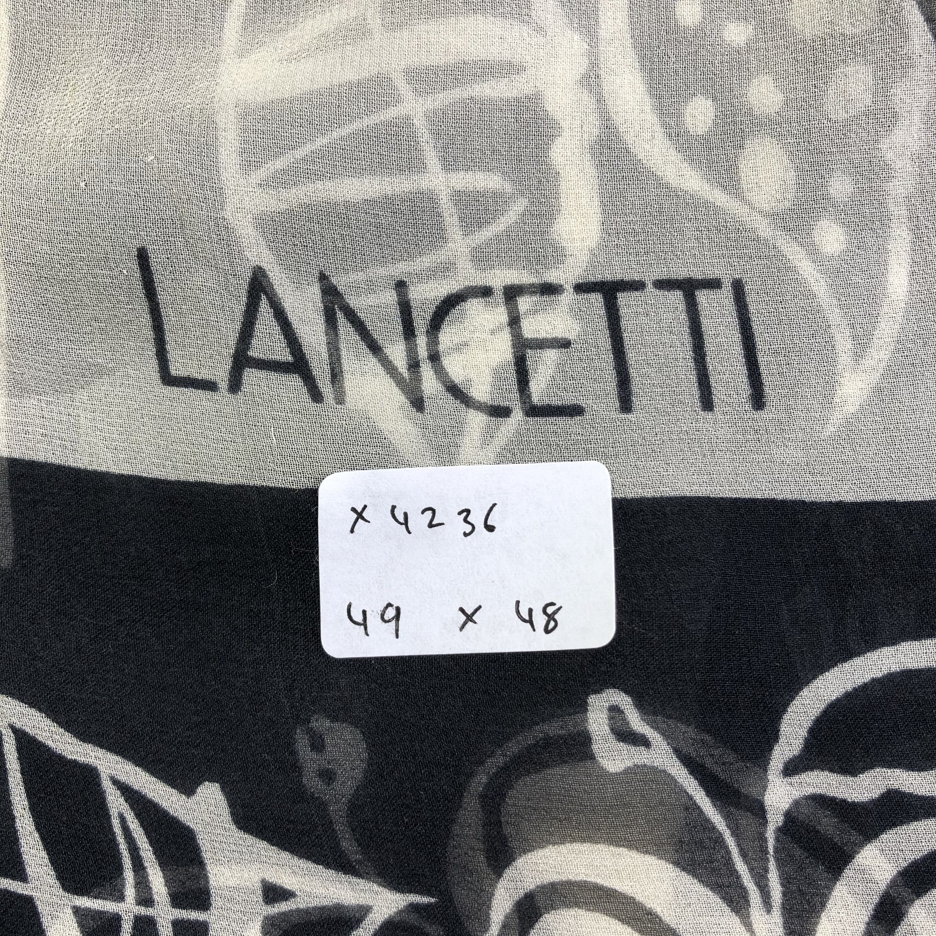 Lui di Lancetti × Vintage Lancetti Silk Scarf Size ONE SIZE - 8 Thumbnail