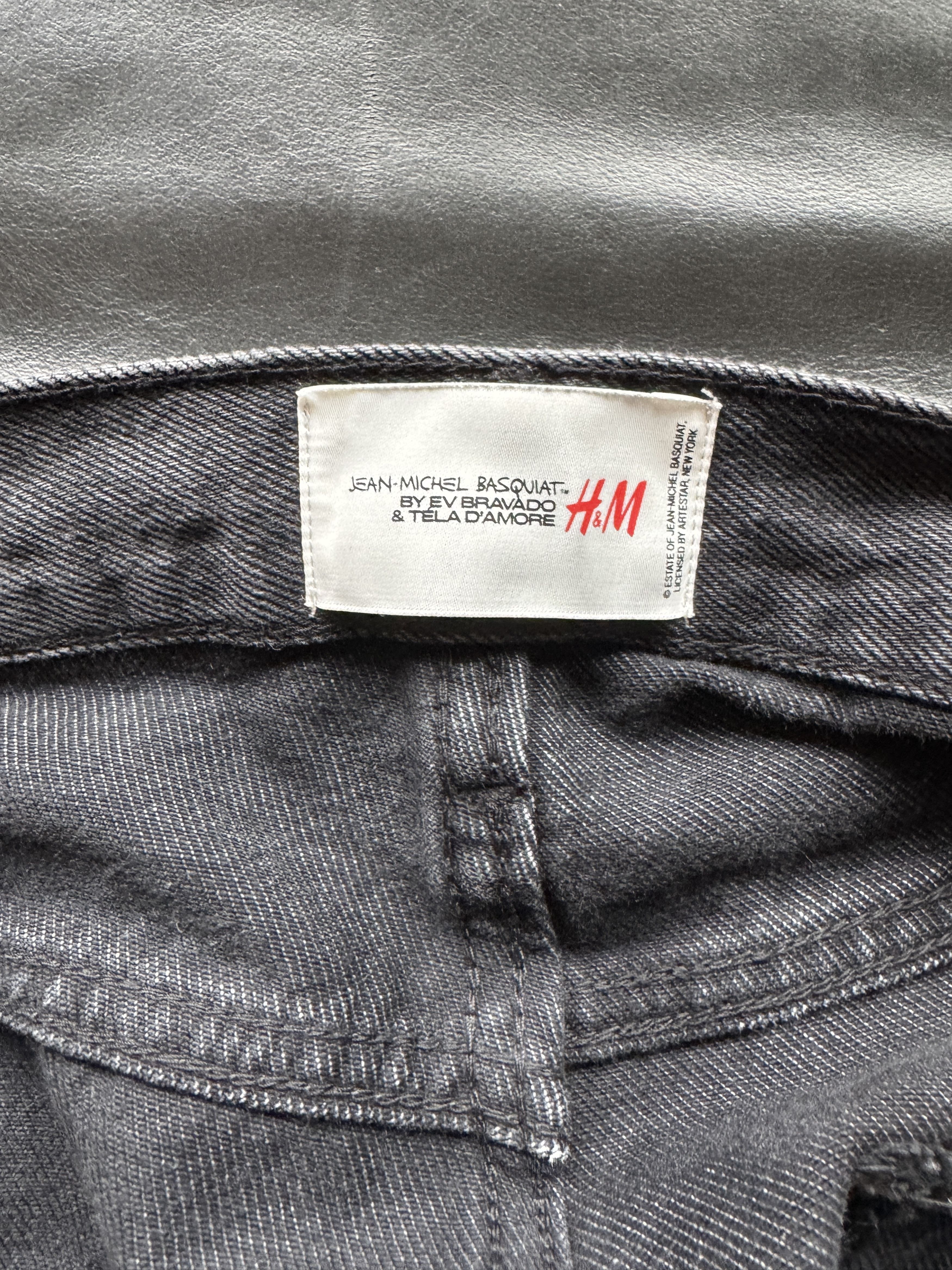 H&M × Jean-Michel Basquiat × Who Decides War Baggy Fit Denim Jeans Size US 32 / EU 48 - 7 Thumbnail