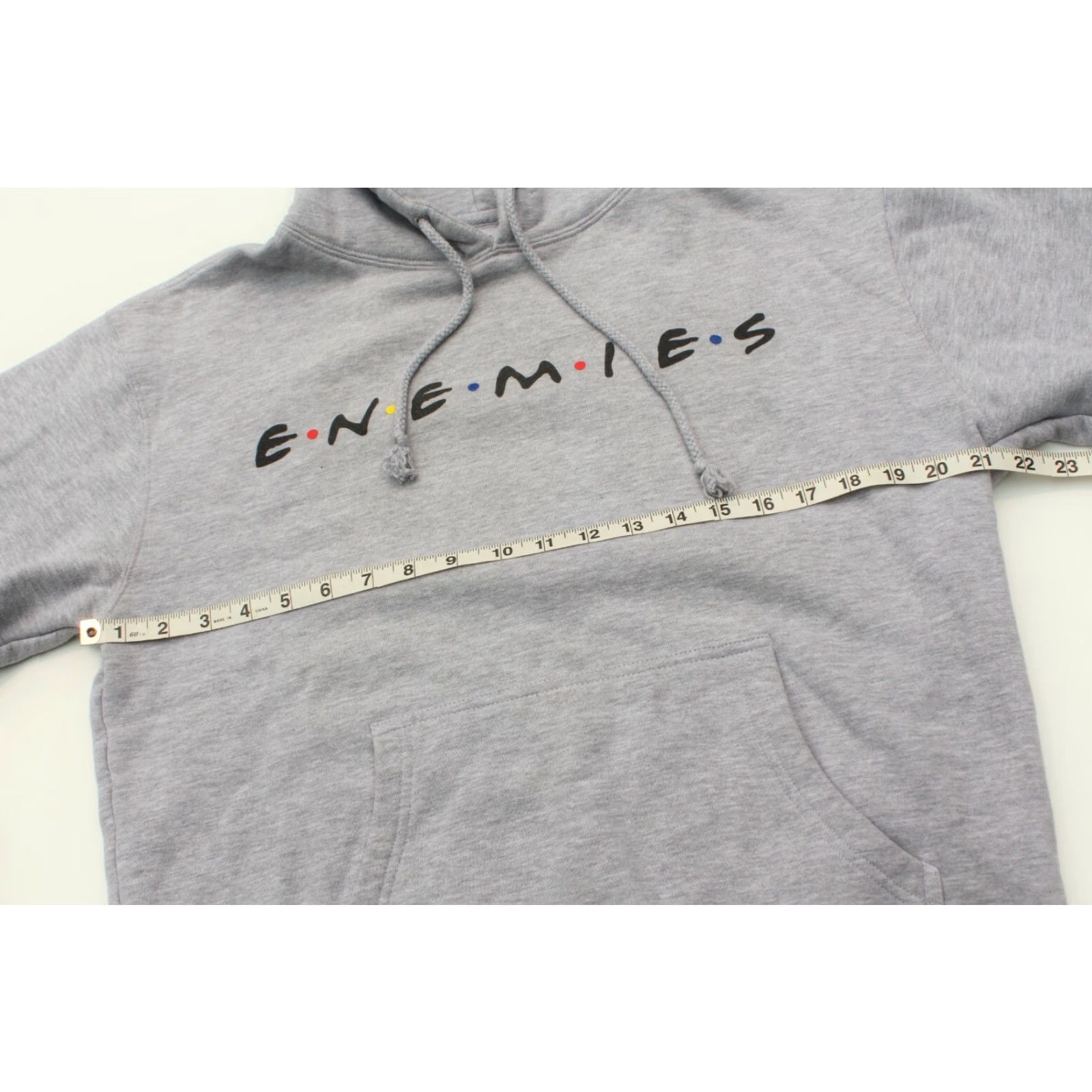 Logo 7 Deadline Friends TV Hoodie Logo Medium Gray Mens Hoodie Pullover Heather Gray Medium TV Logo Deadline Enemies Friends Hoodie Mens Size US M / EU 48-50 / 2 - 6 Thumbnail