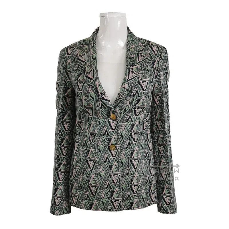Louis Vuitton Louis Vuitton Wool Blend Patterned Blazer Jacket. Size US S / EU 44-46 / 1 - 1 Thumbnail
