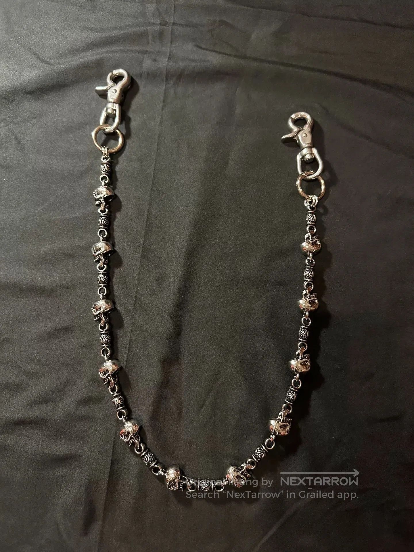 Vintage vintage 90s skeleton wallet chain. Size ONE SIZE - 2 Thumbnail