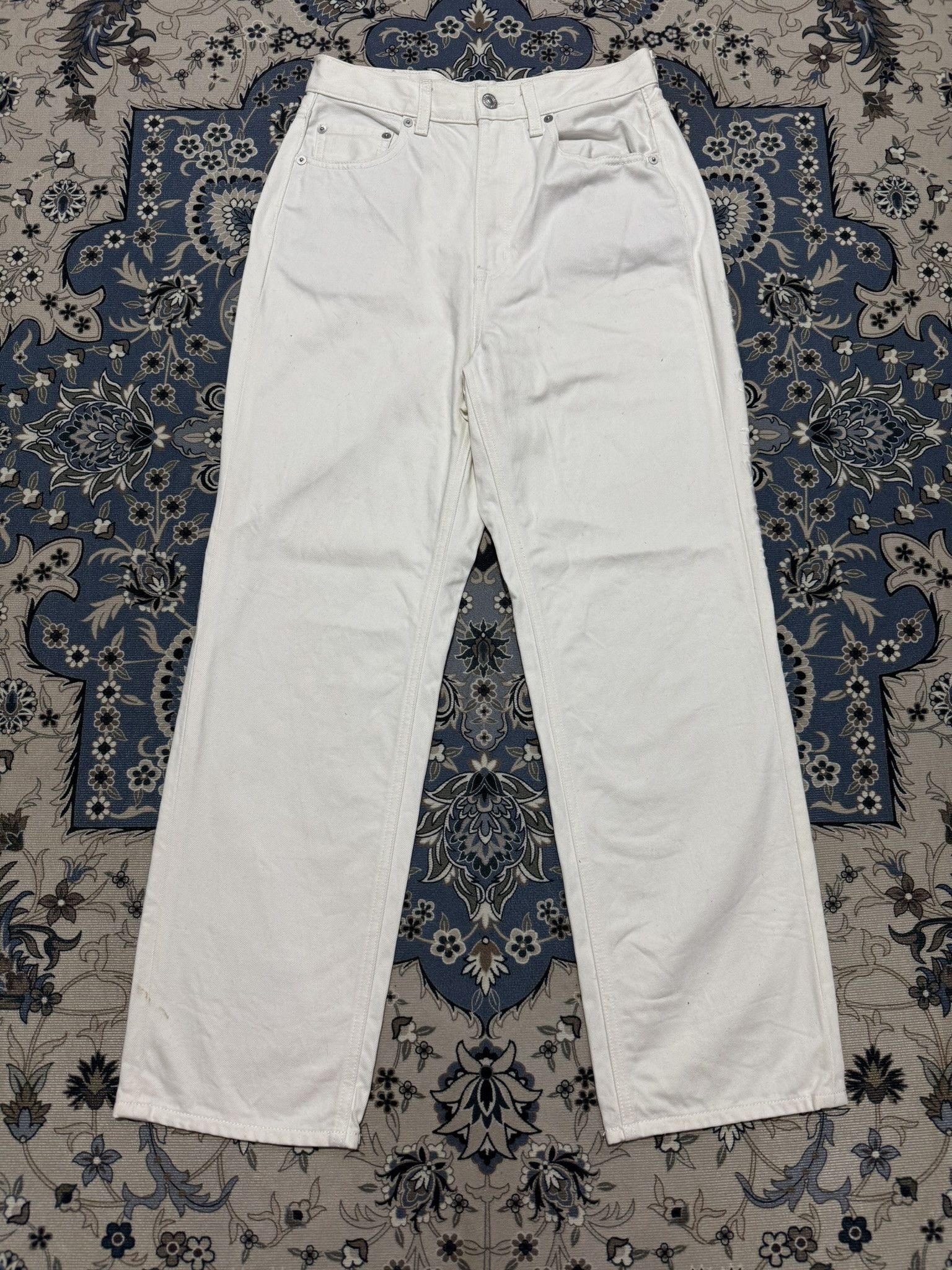 GU × Japanese Brand × Kim Jones SS18 Kim Jones x GU Embroider Standard Jeans Dior Size US 30 / EU 46 - 1 Thumbnail