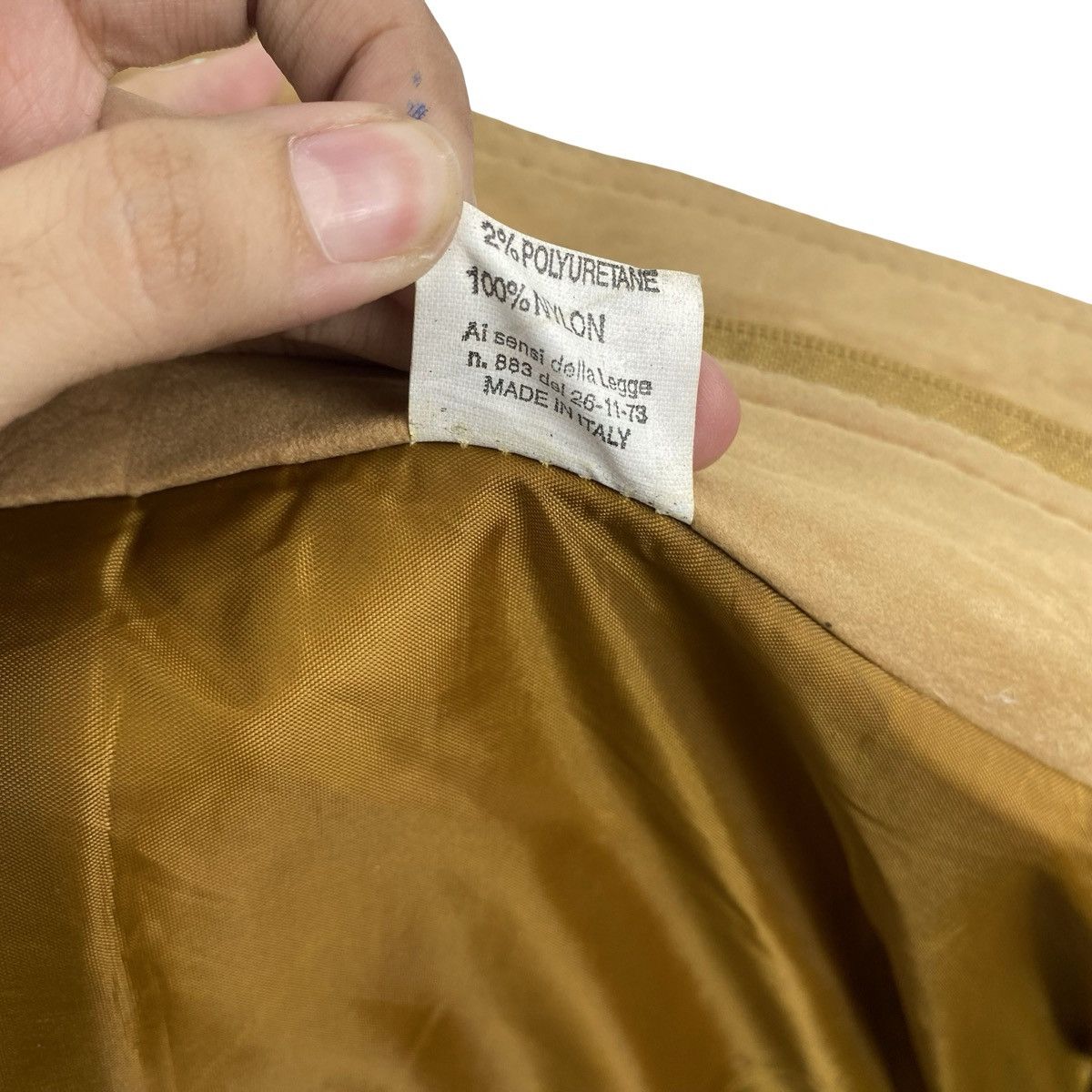 Vintage Vintage R.G.A. Italian Style Made in Italy Suede Leather Size US XXL / EU 58 / 5 - 13 Thumbnail