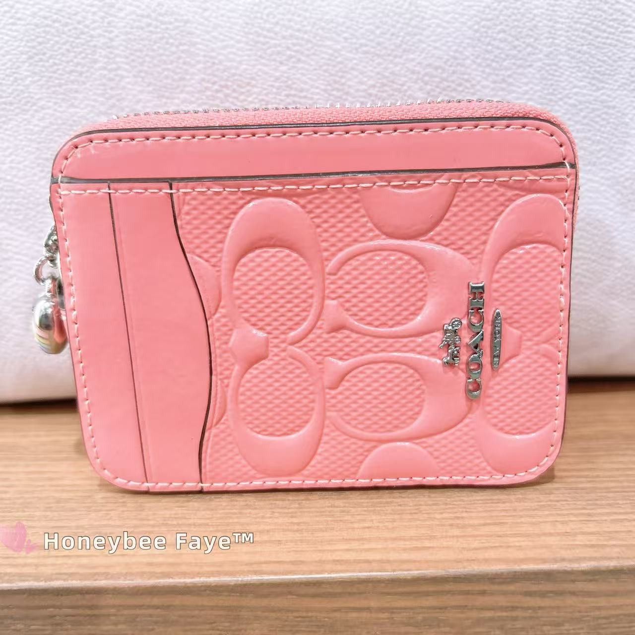 Coach COACH Wallet/Coin Case CM505 Small Zip Business Card Holder