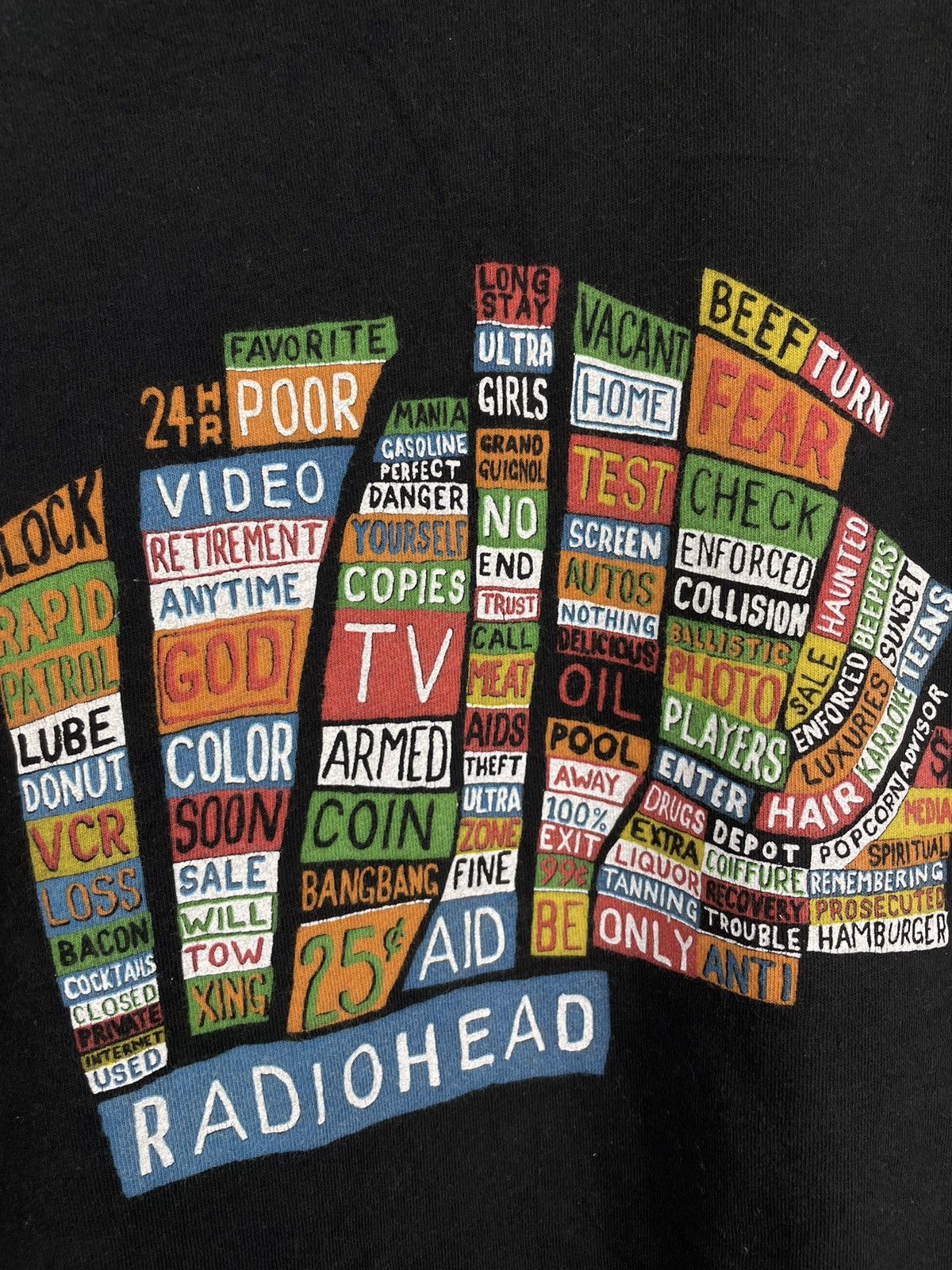 Band Tees × Vintage Vintage Radiohead hail to the chief rock band t shirt Size US M / EU 48-50 / 2 - 4 Thumbnail